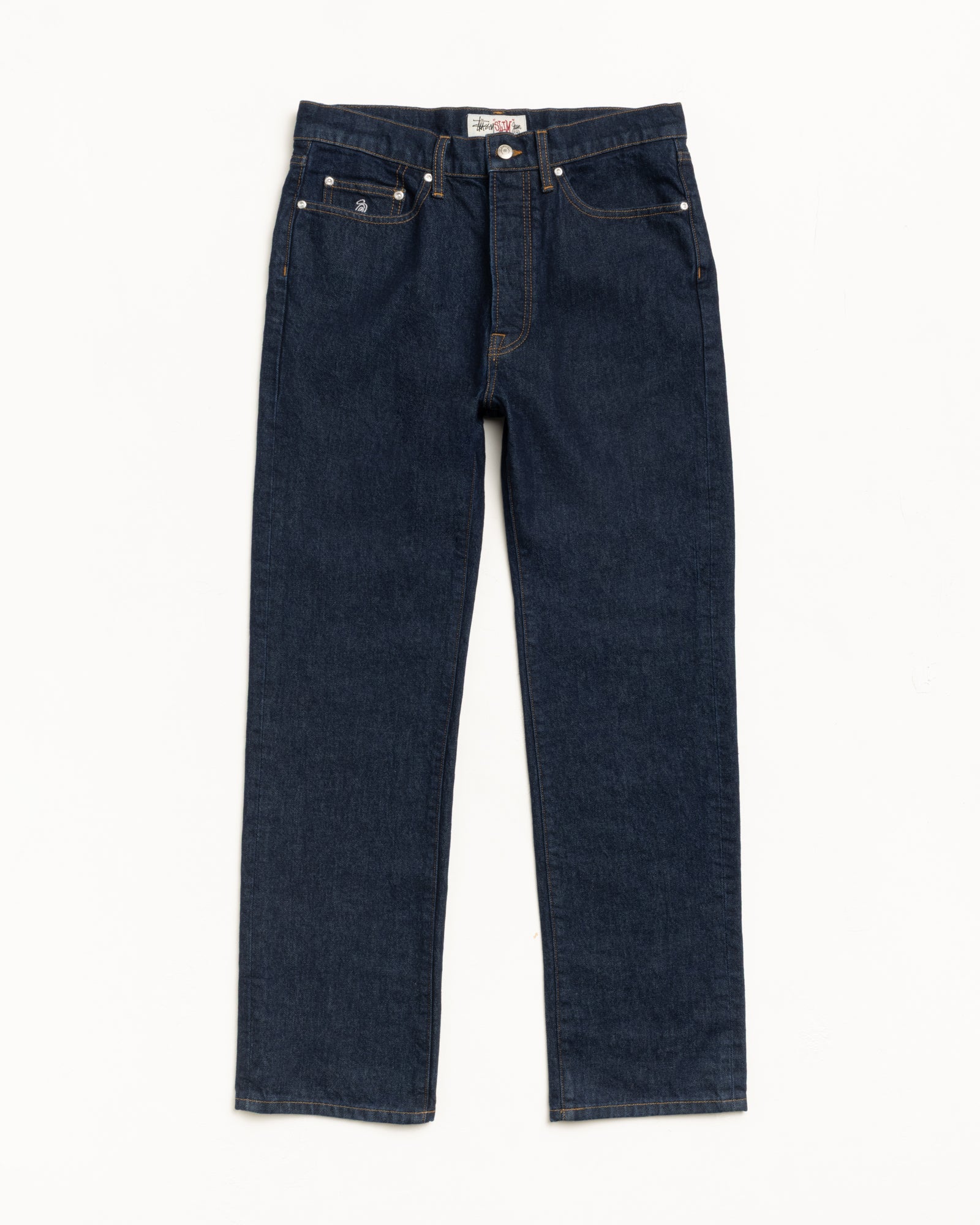Slim Jean Denim Mens Regular In Rinsed Indigo