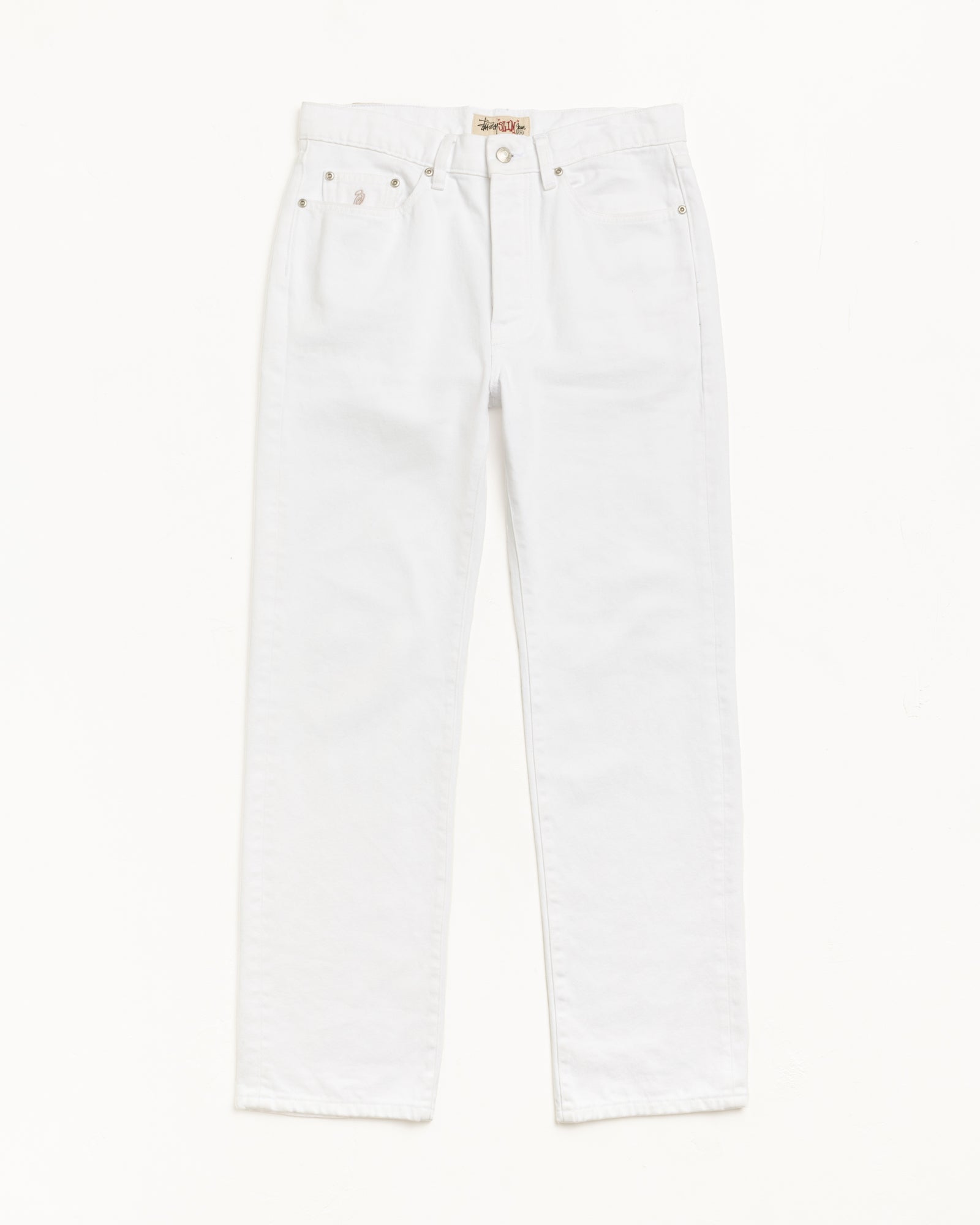 Slim Jean Denim – White | Pants | Stüssy