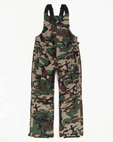 Gore-tex Bib Unisex Regular In Woodland Camo