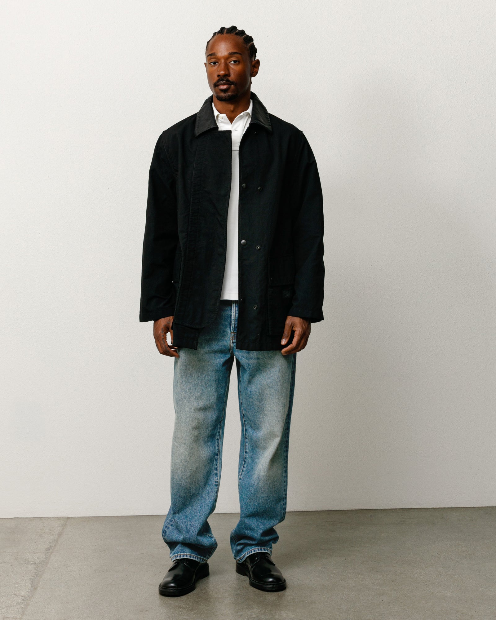 Big Ol' Jean denim unisex in Dark Wash Indigo, baggy tapered fit