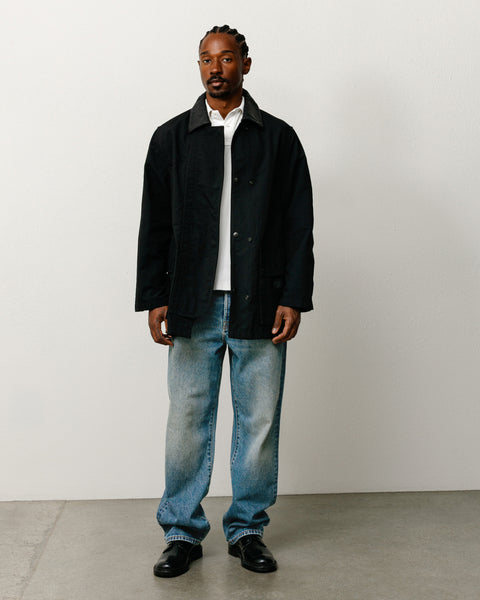 Big Ol' Jean denim unisex in Dark Wash Indigo, baggy tapered fit