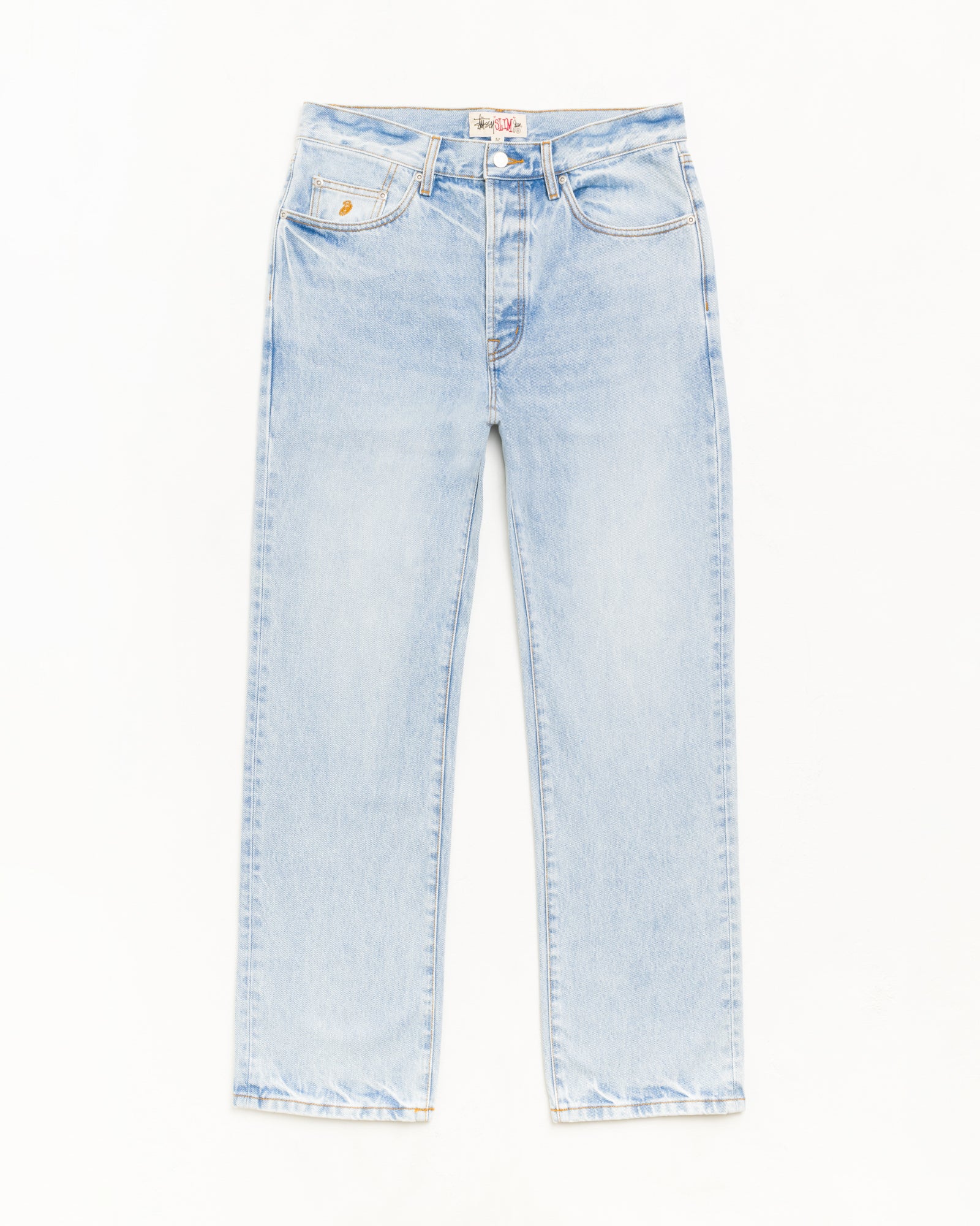 Slim Jean Denim in Light Wash Indigo