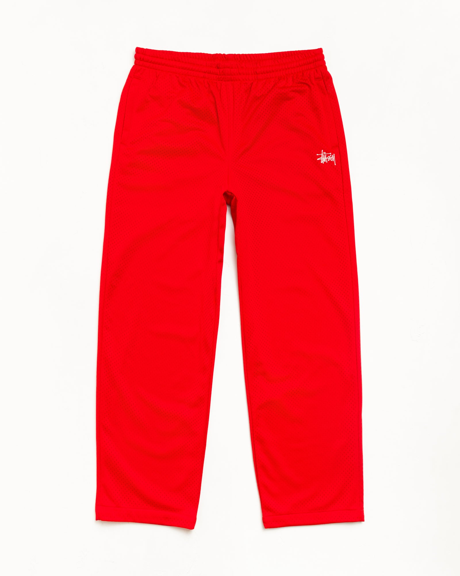 Mesh Track Pant – Red | Pants | Stüssy