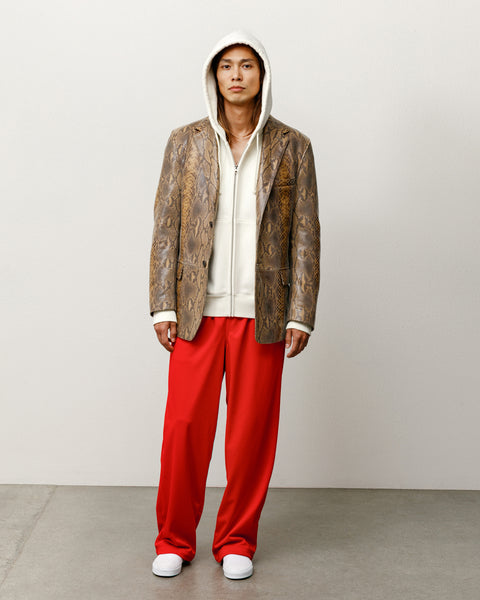 Mesh Track Pant Unisex Regular In Red