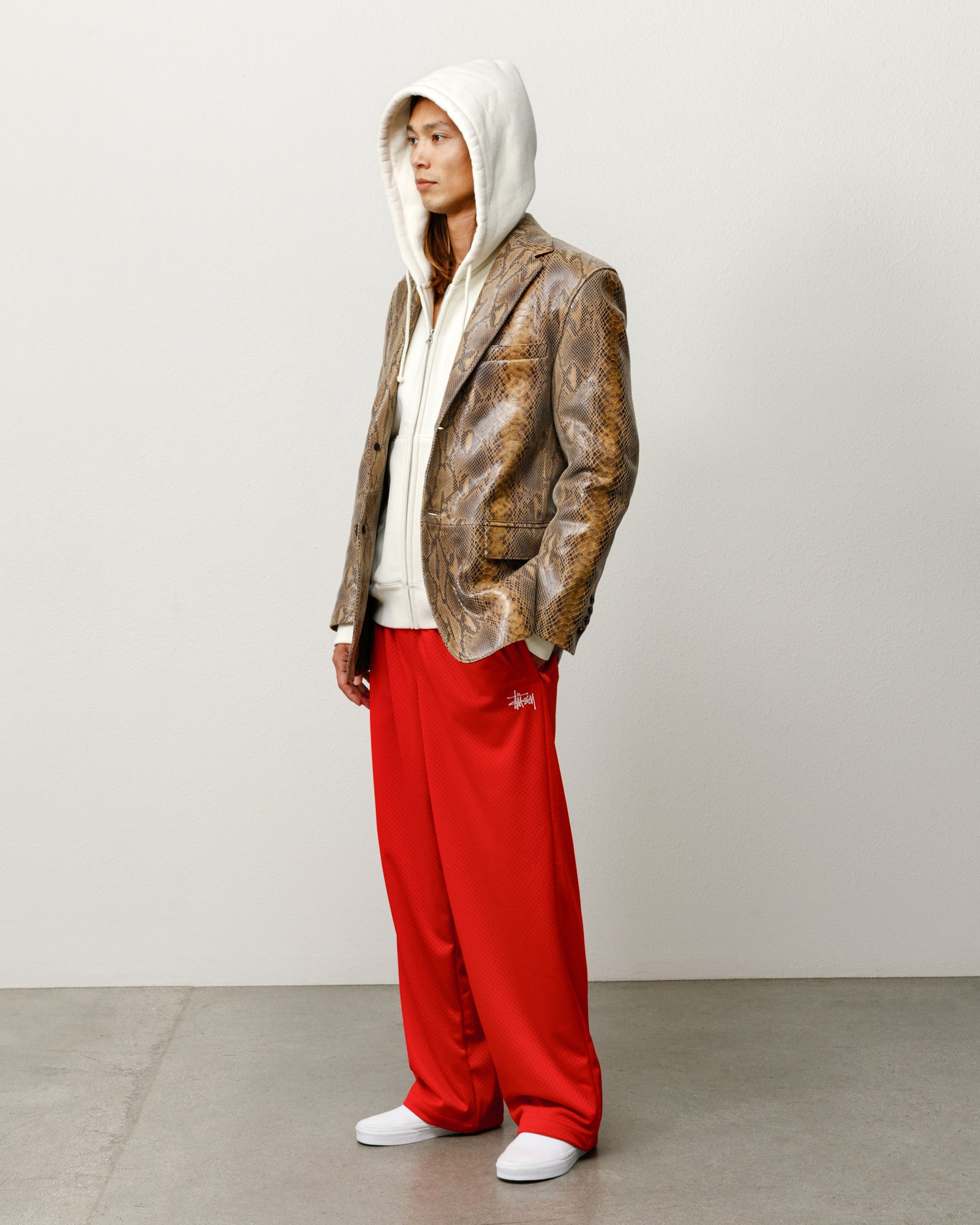 Mesh Track Pant – Red | Pants | Stüssy