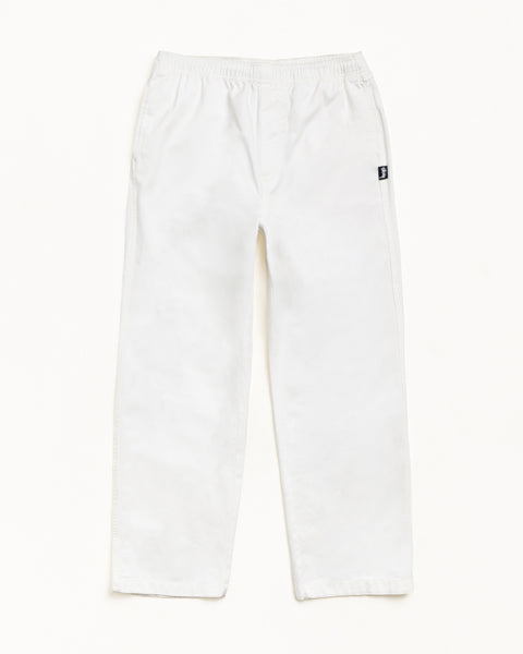 Beach Pant Cotton Twill Mens Regular In Bone