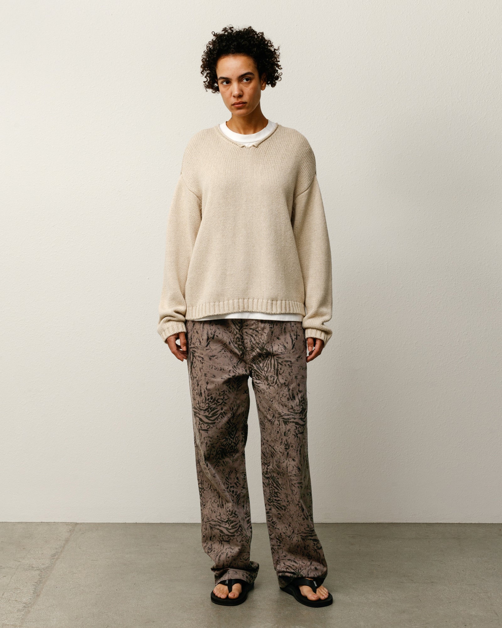 パンツ L STUSSY BEACH PANT COTTON TWILL Beach Pant Cotton Twill – Fossil | Pants | Stüssy