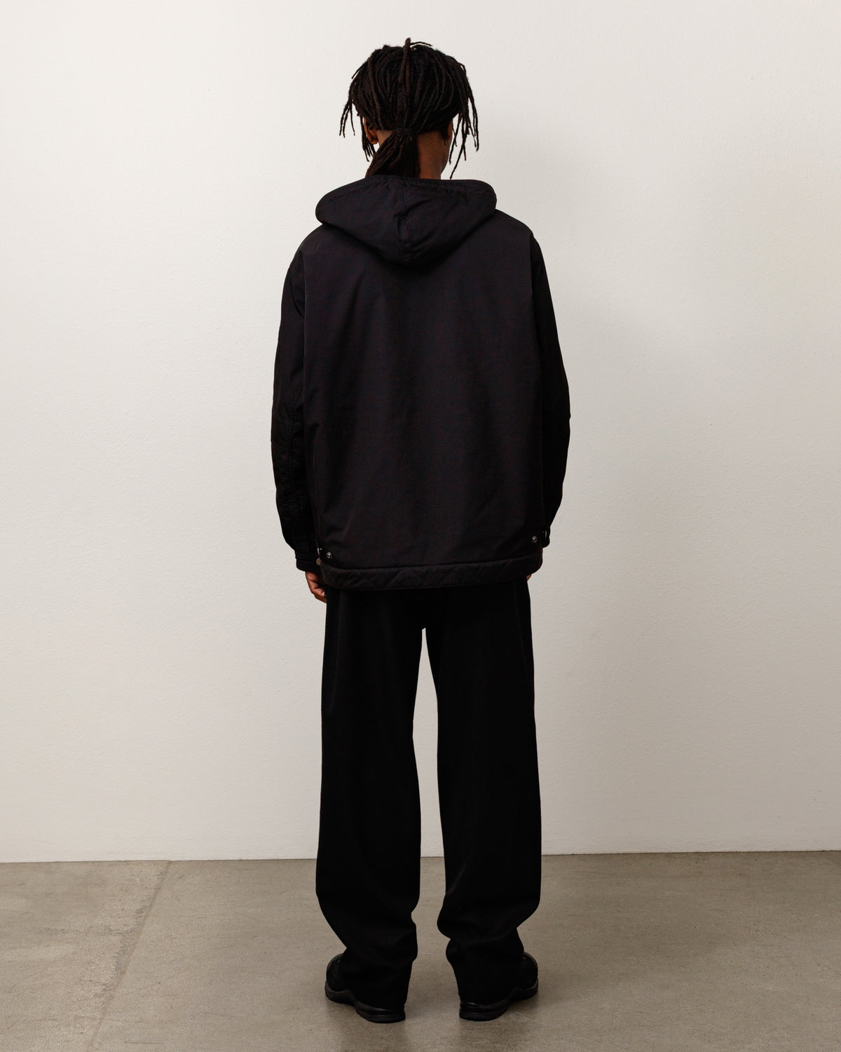 Beach Pant Dress Wool Unisex Regular In Black