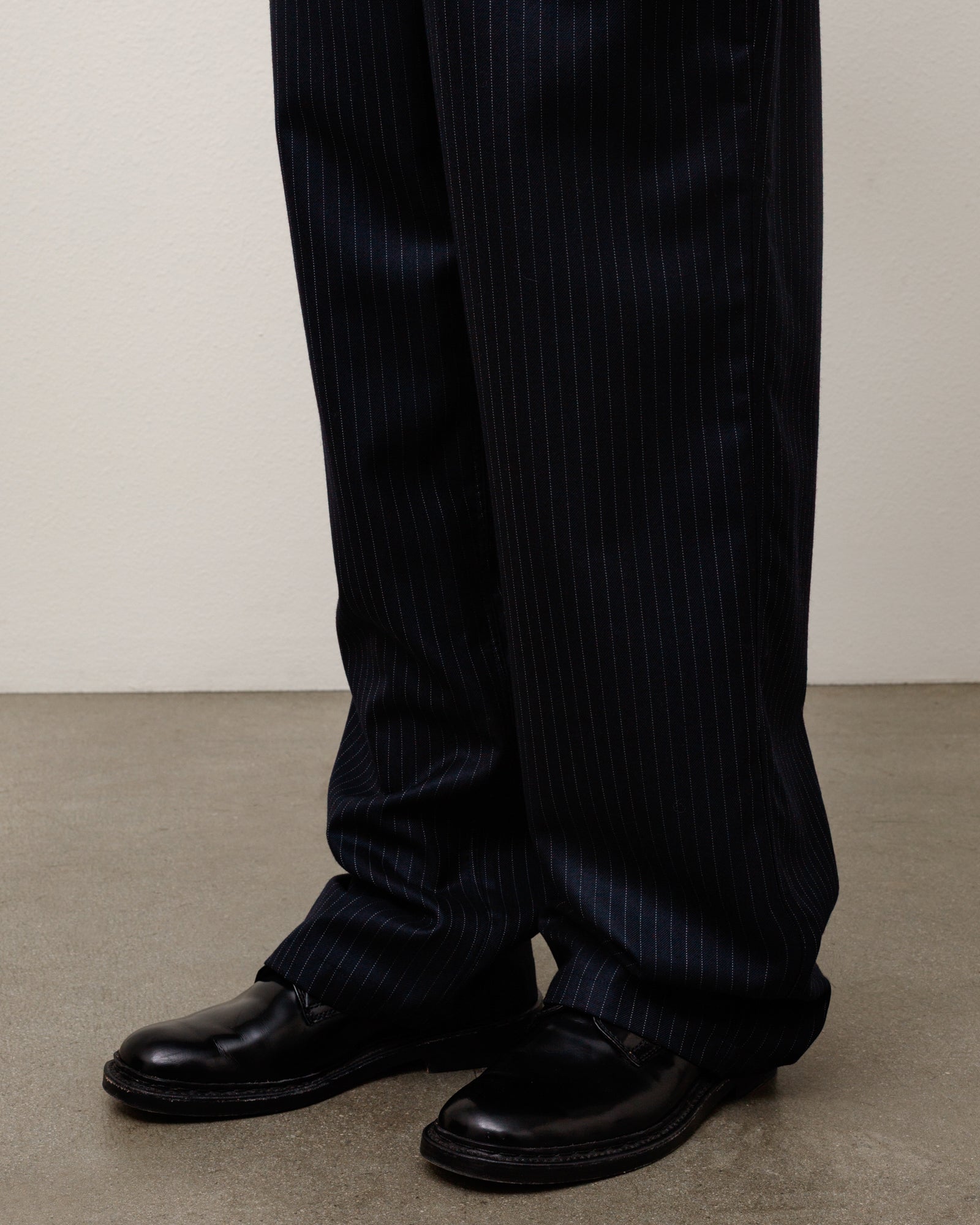Striped Wool Beach Pant - Navy Pinstripe | Pants | Stüssy