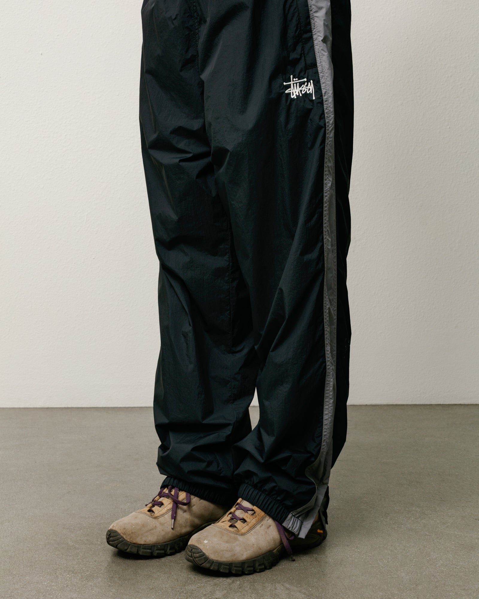 Side Stripe Track Pant - Black | Pants | Stüssy