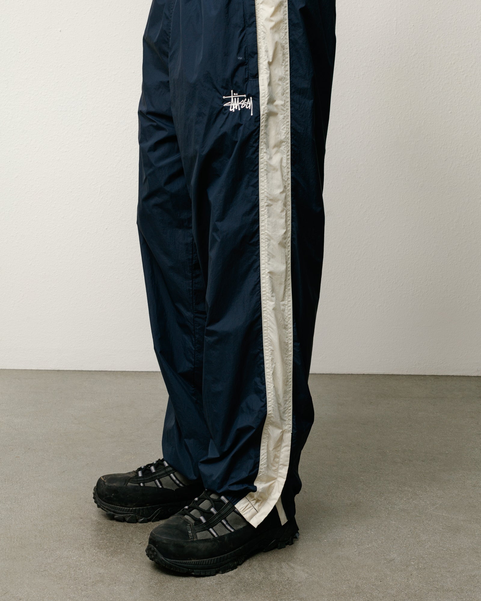 Side Stripe Track Pant - Navy | Pants | Stüssy