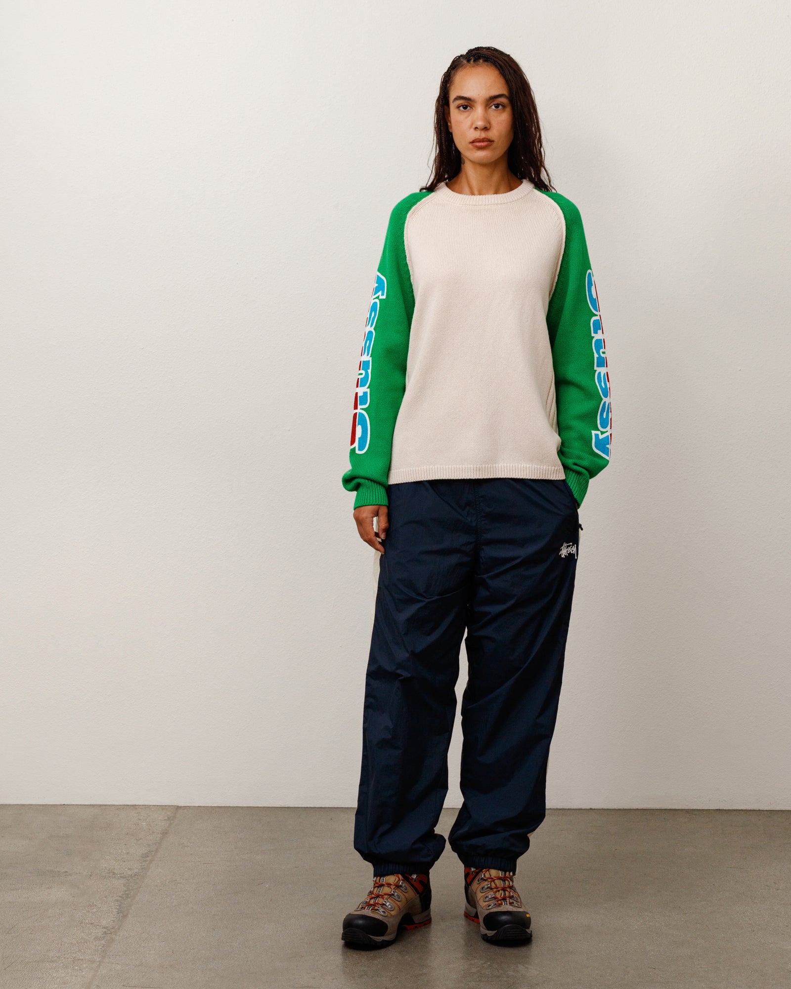 Side Stripe Track Pant - Navy | Pants | Stüssy