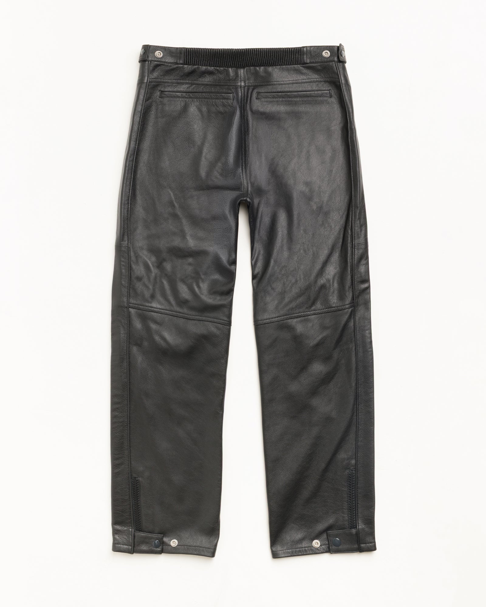 Leather Moto Pant - Black | Pants | Stüssy