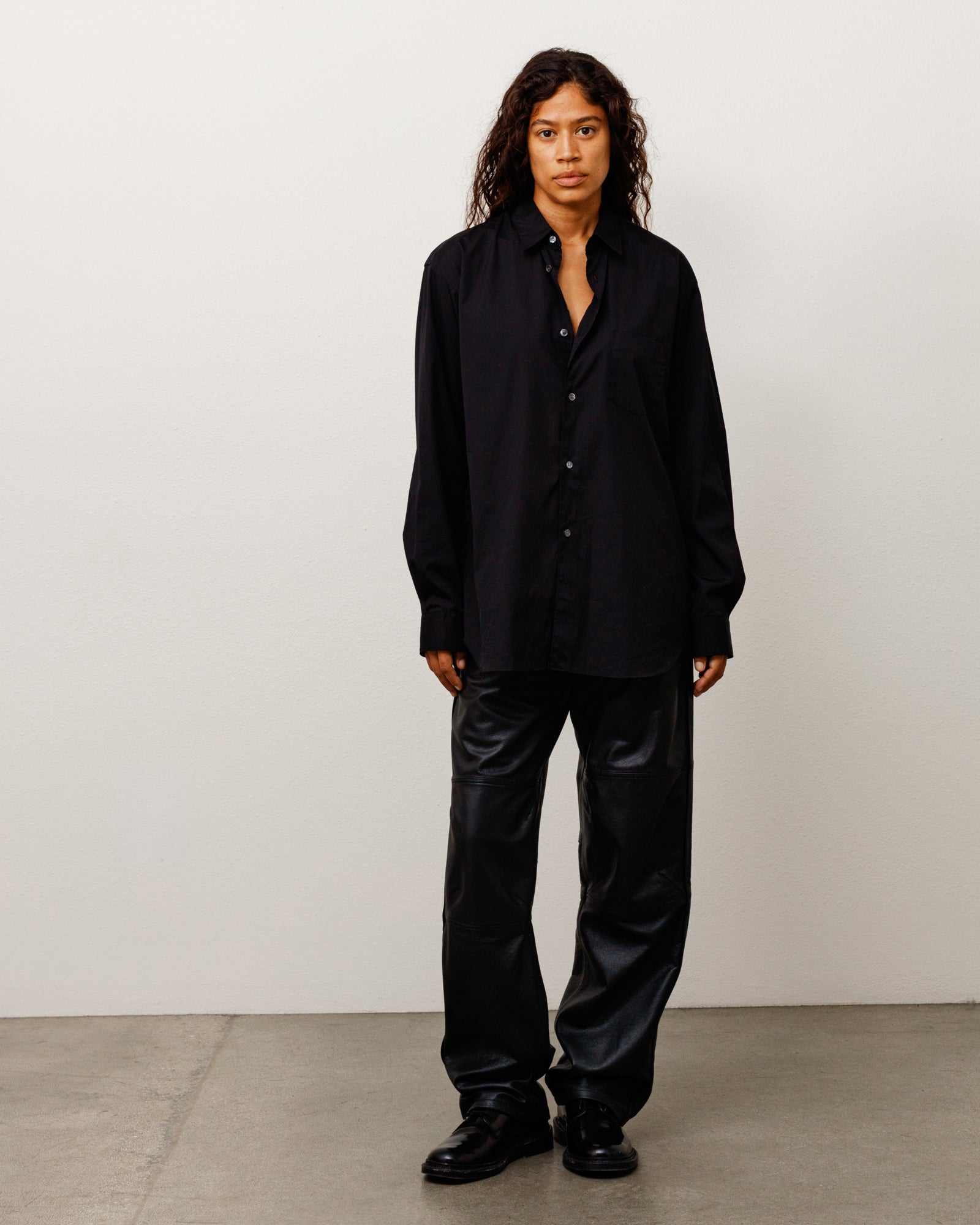 Leather Moto Pant - Black | Pants | Stüssy