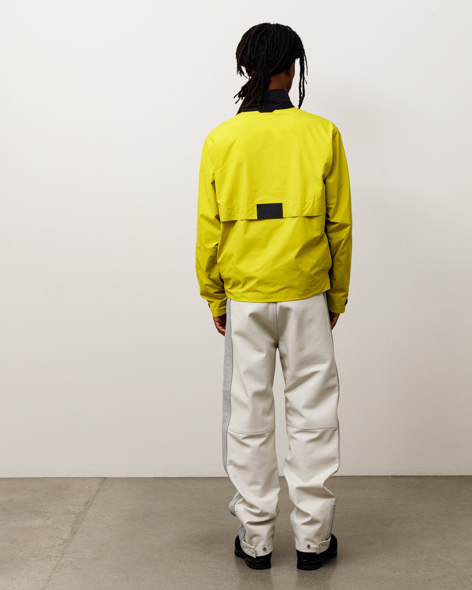 Leather Moto Pants Unisex Regular In Bone
