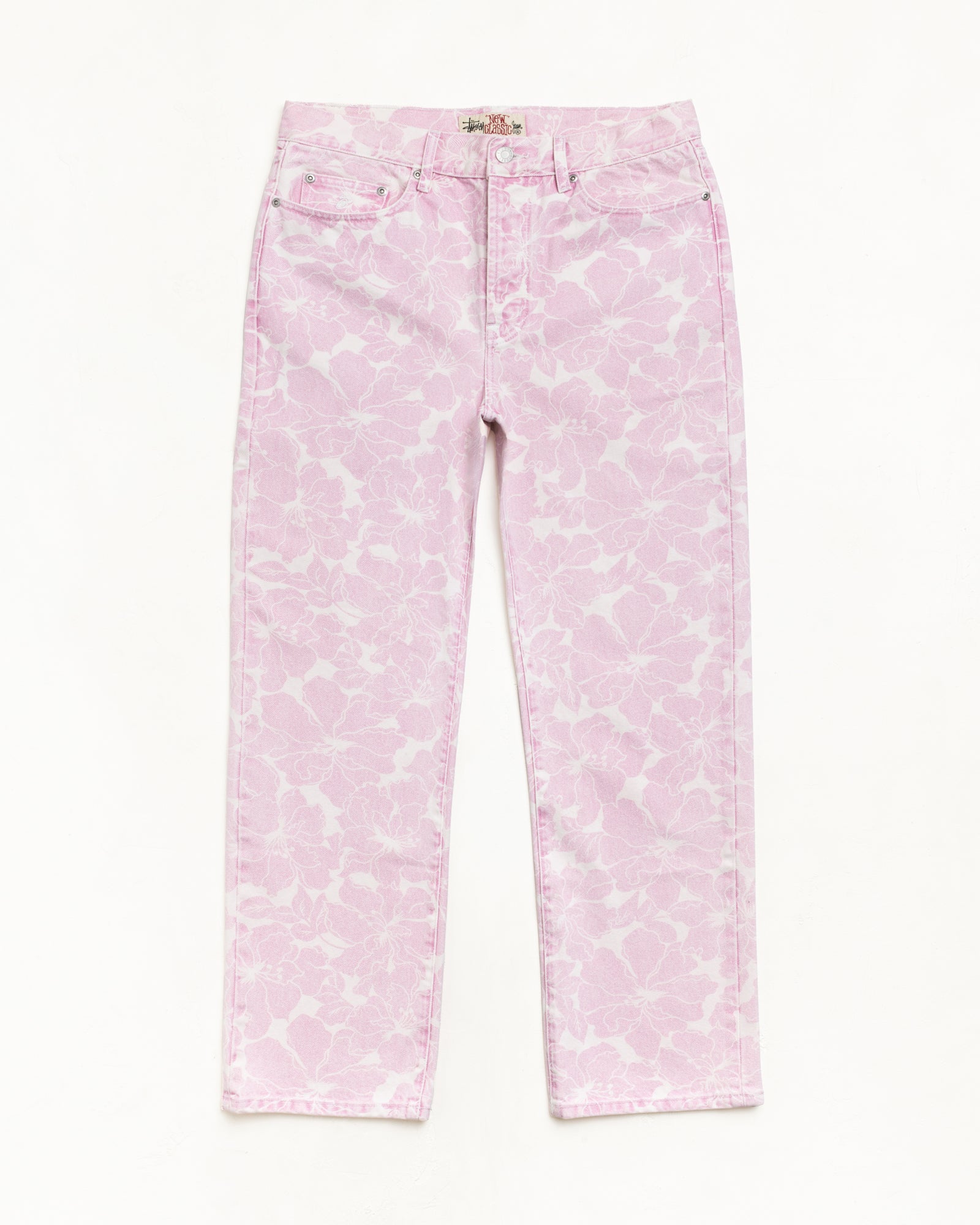 New Classic Jean Denim – Pink Hawaiian | Pants | Stüssy