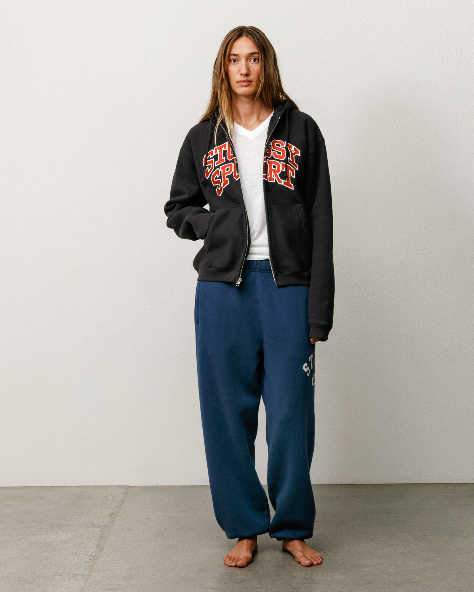 Varsity Fleece Pant - Navy | Sweats | Stüssy
