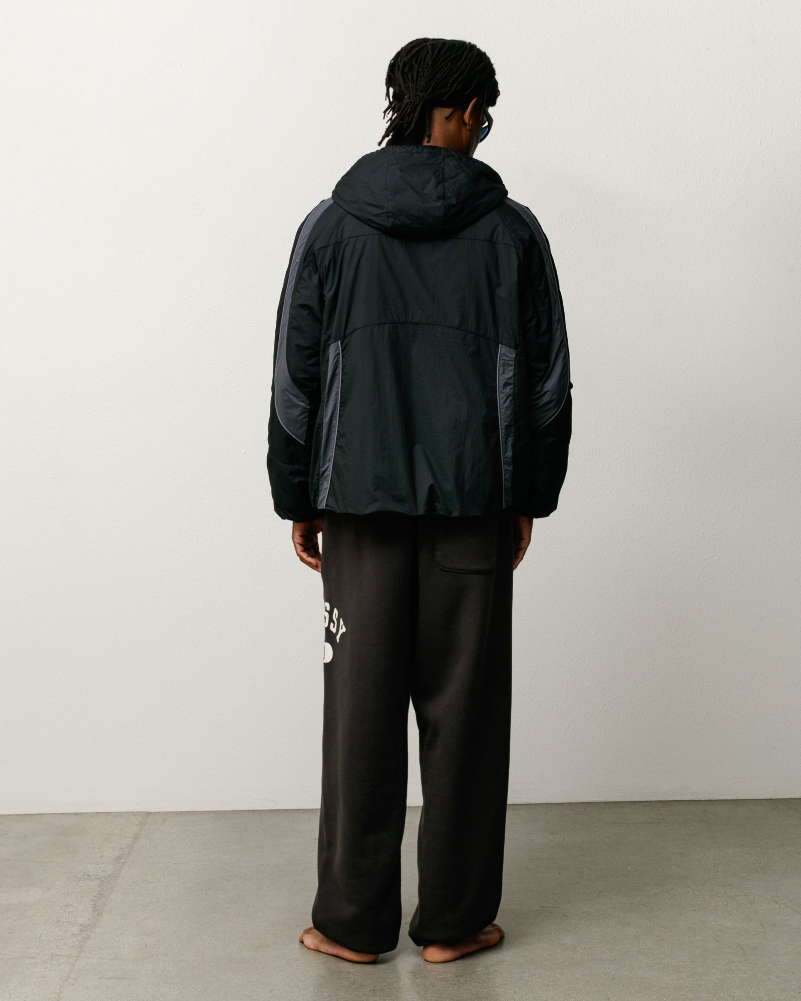 Varsity Fleece Pant - Washed Black | Sweats | Stüssy
