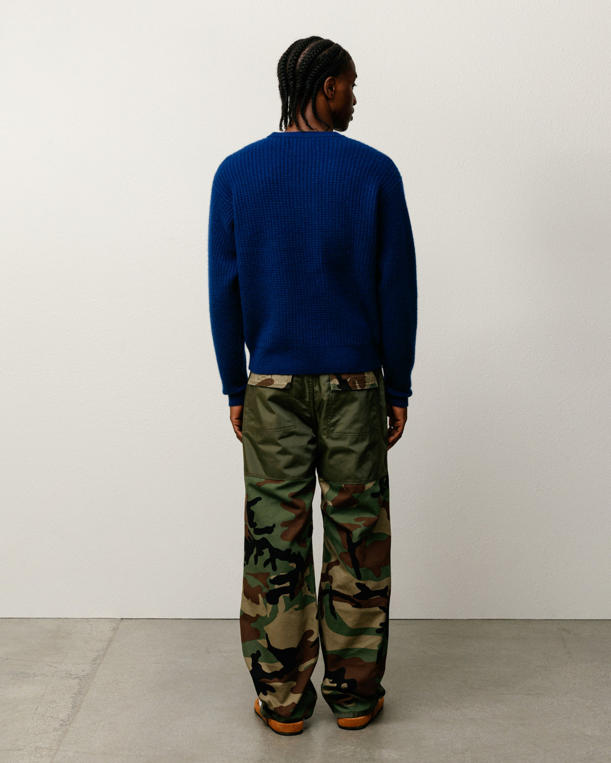 Waffle Cashmere Sweater – Navy | Tops & Knits | Stüssy