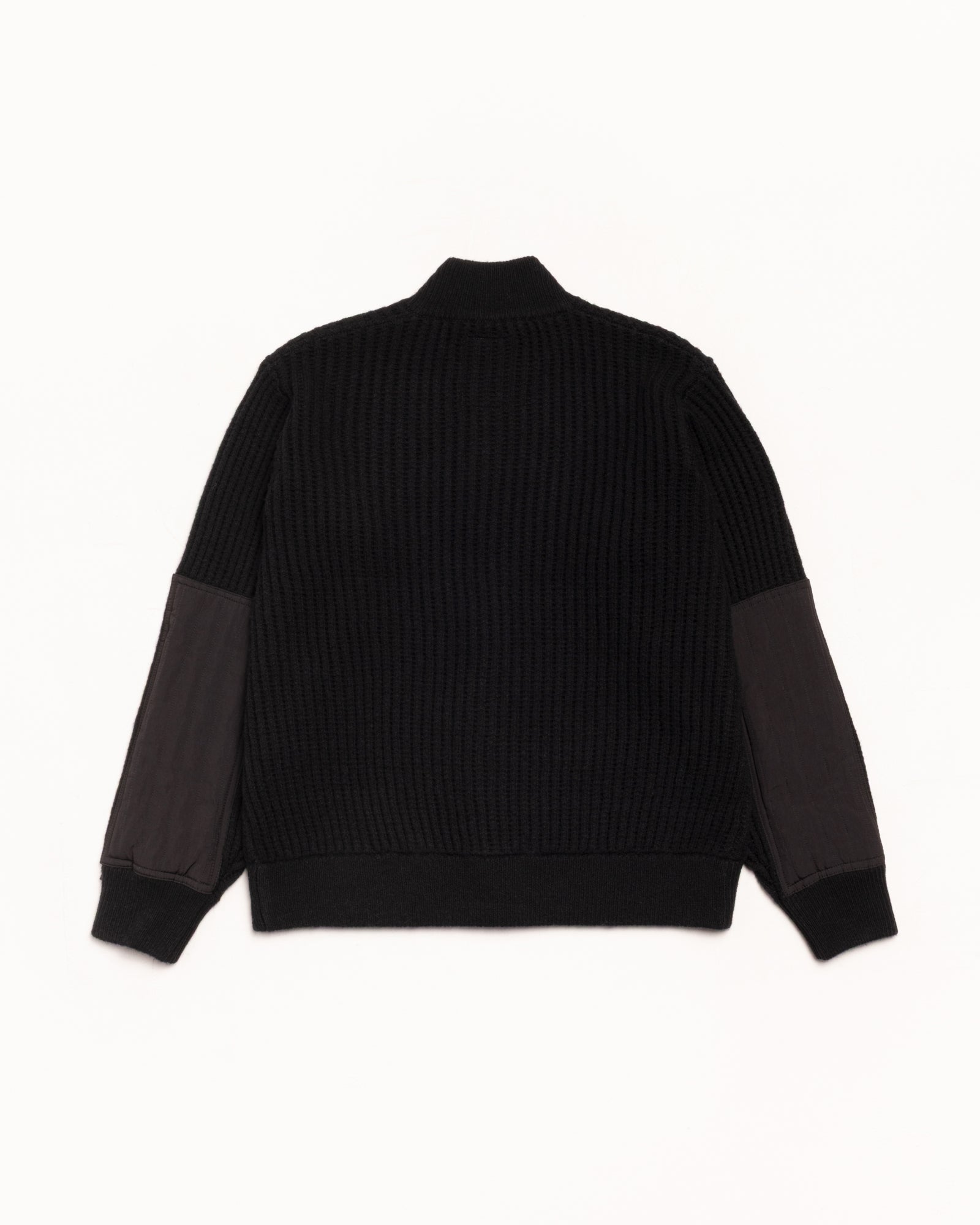Lambs Wool Zip Sweater – Black | Tops & Knits | Stüssy