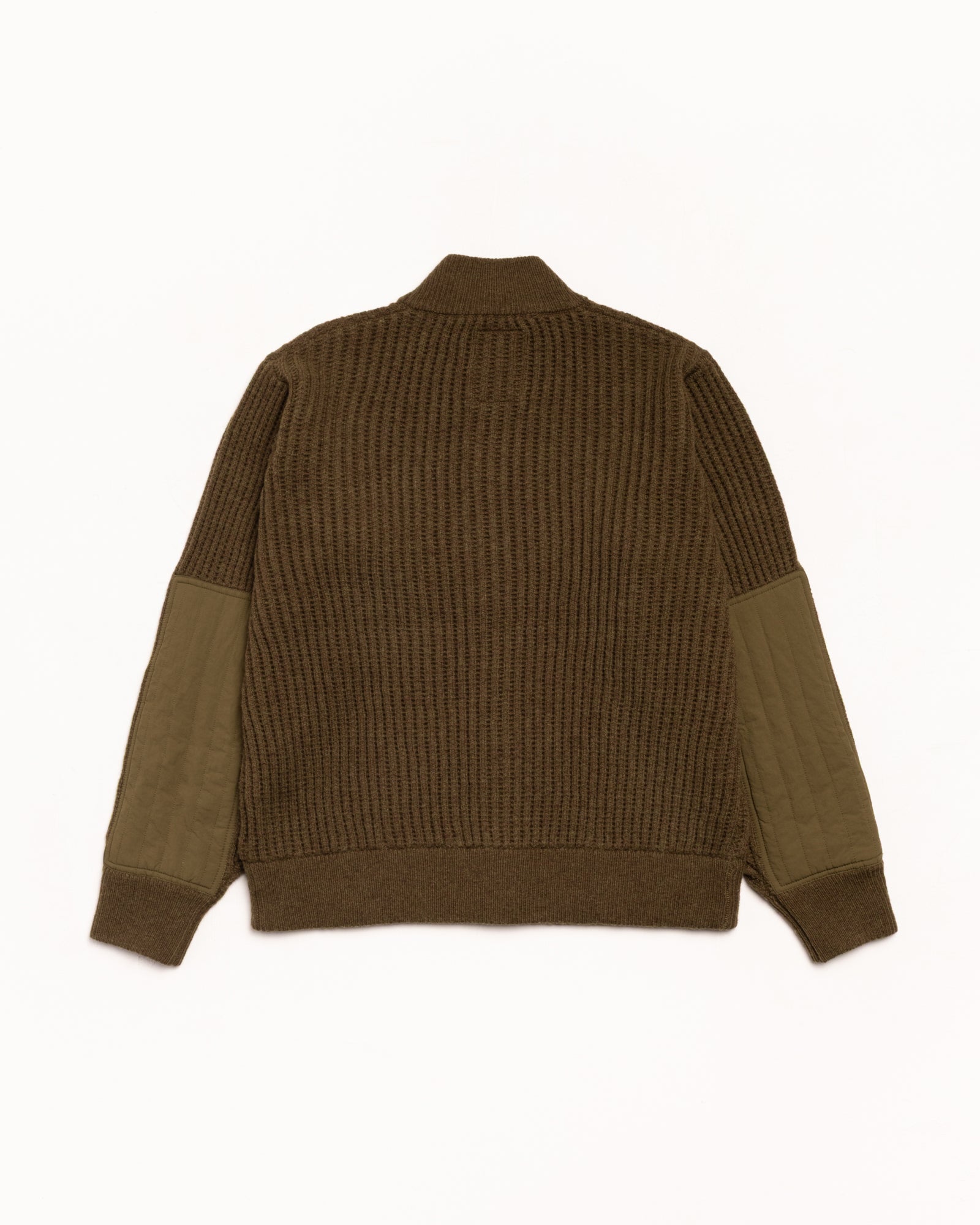 Lambs Wool Zip Sweater– Green | Tops & Knits | Stüssy