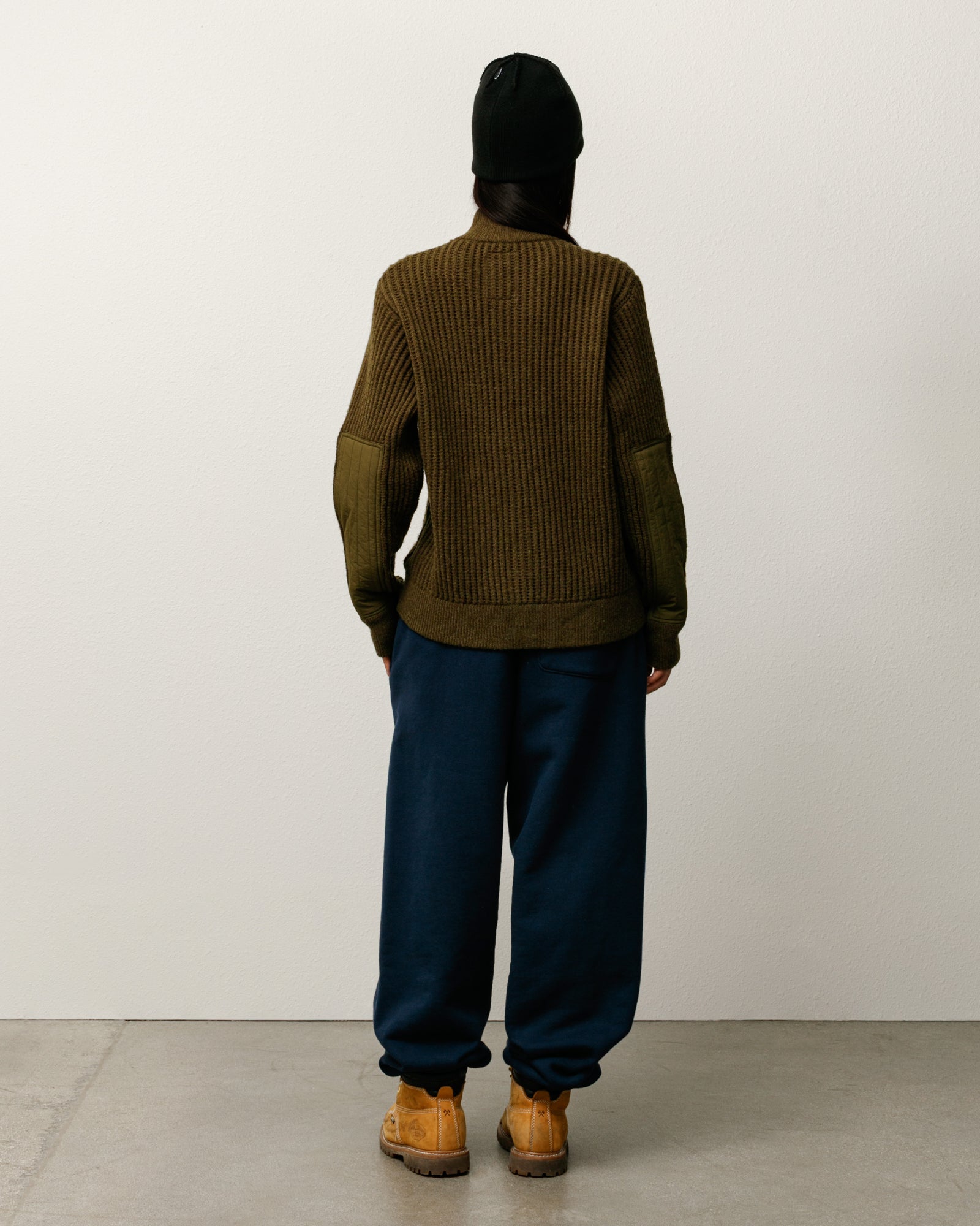 Lambs Wool Zip Sweater– Green | Tops & Knits | Stüssy
