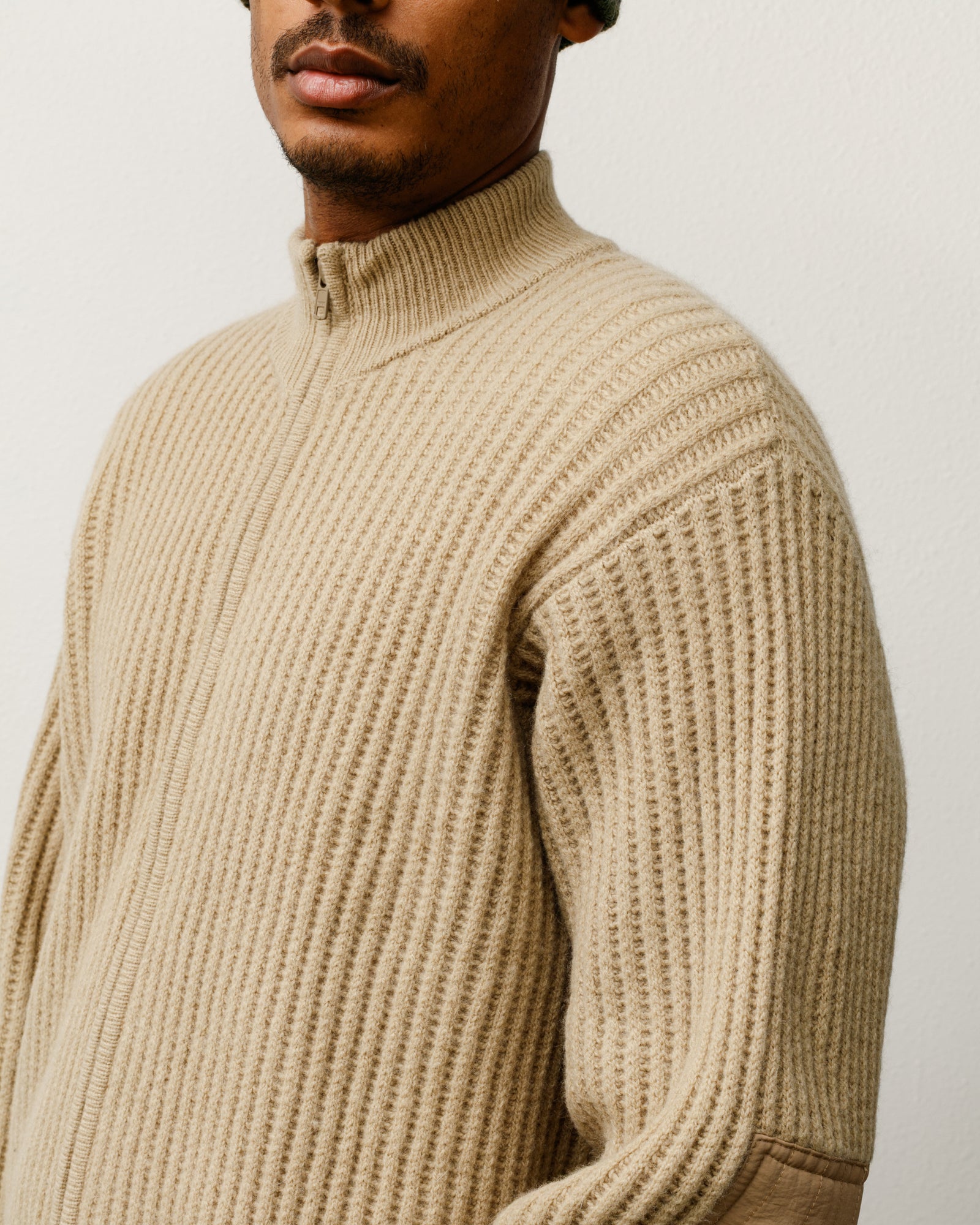 Lambs Wool Zip Sweater – Sand | Tops & Knits | Stüssy