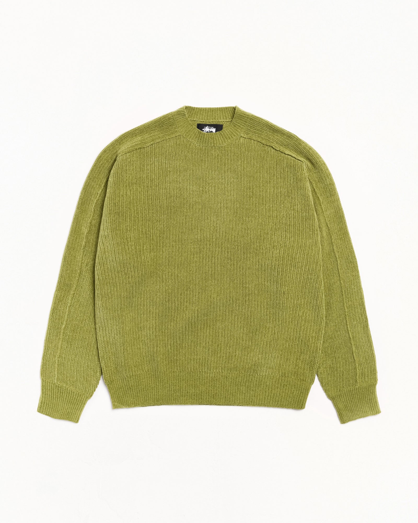 Cotton Chenille Sweater – Green | Sweaters & Knits | Stüssy