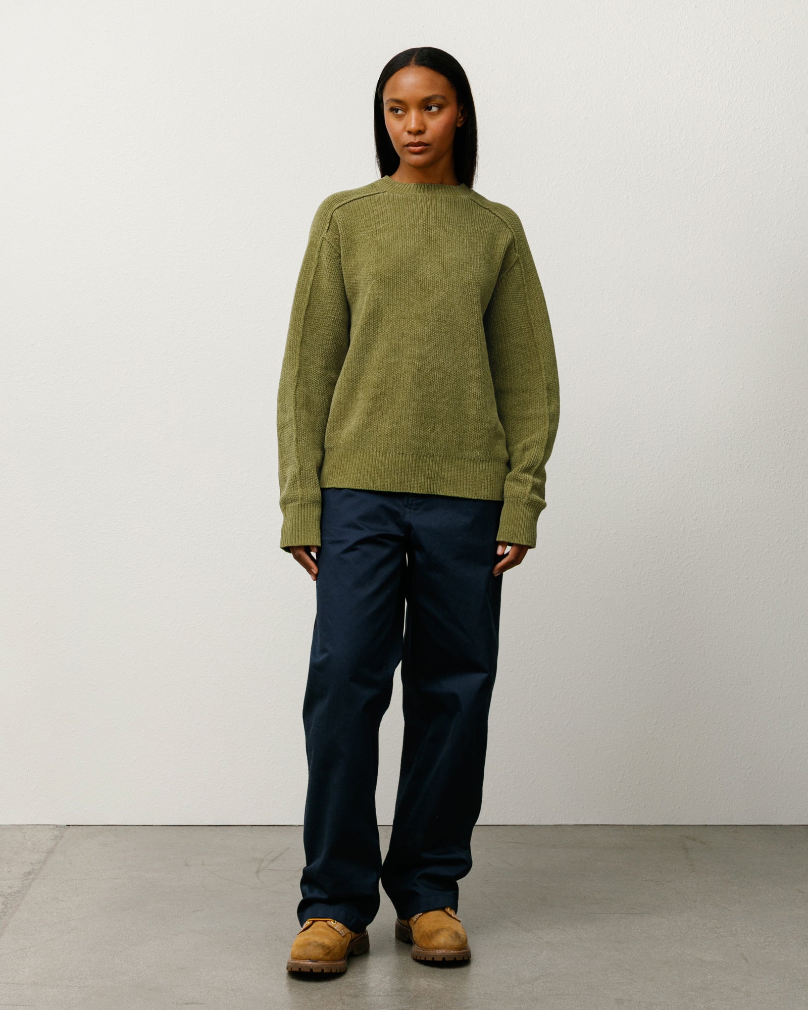 Cotton Chenille Sweater – Green | Sweaters & Knits | Stüssy