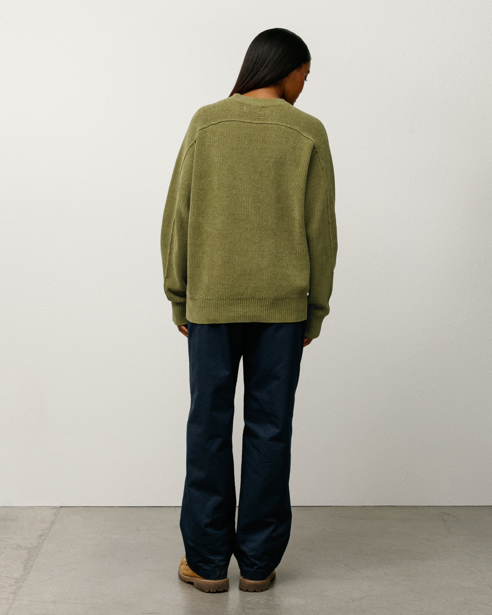 Cotton Chenille Sweater – Green | Sweaters & Knits | Stüssy