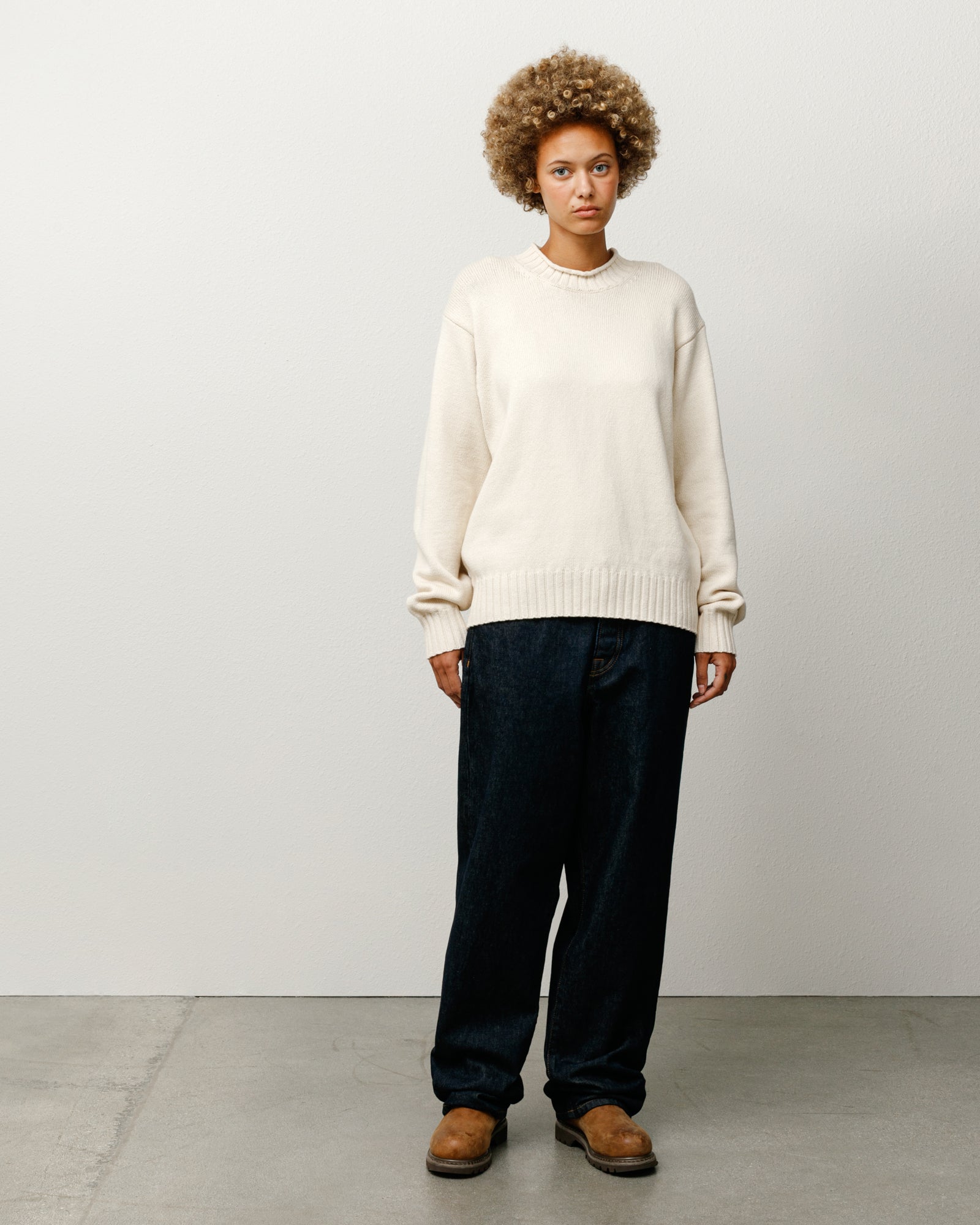Surfman Merino Cotton Sweater – Natural | Sweaters & Knits | Stüssy