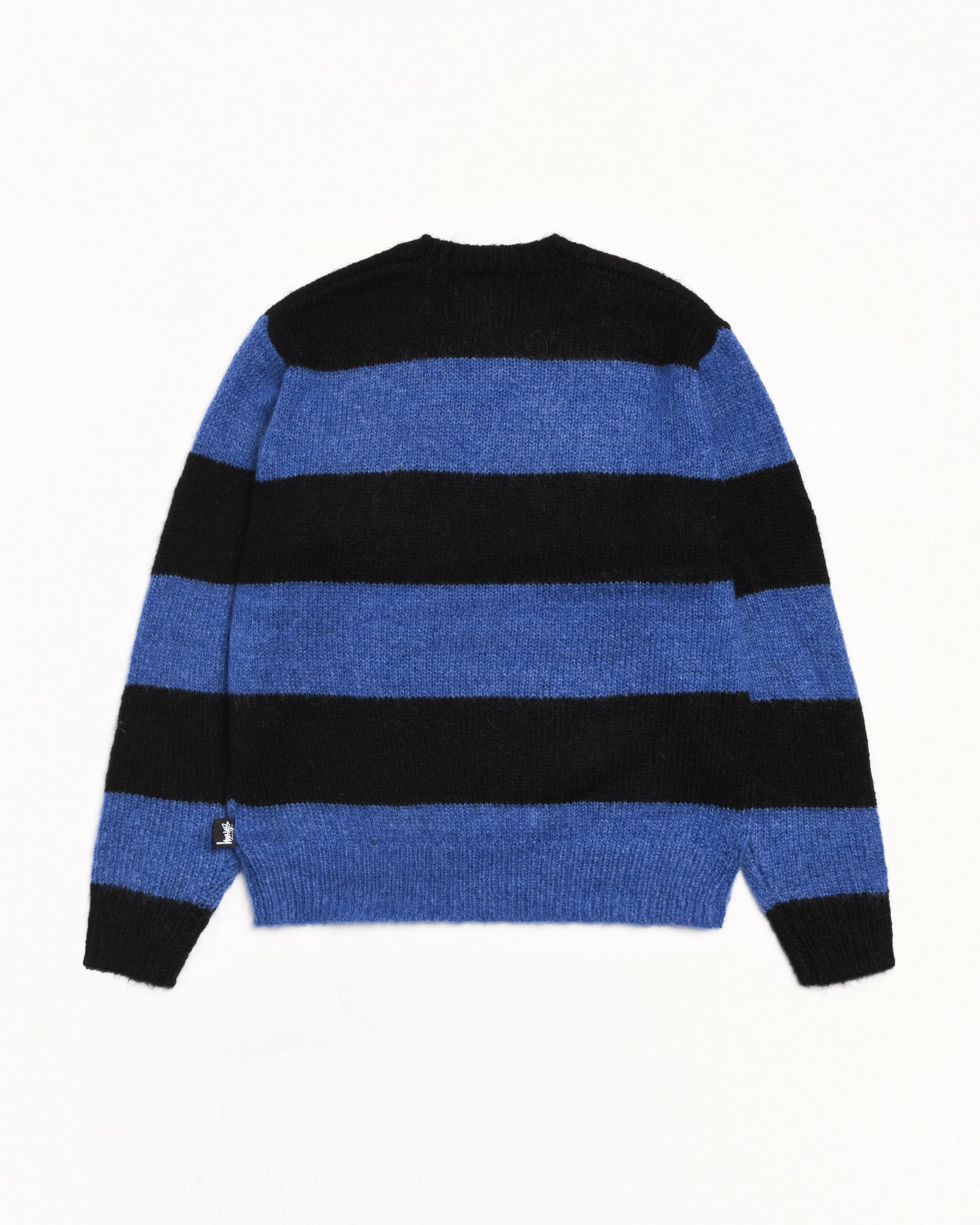 Big Stripe Crew Mens Long Sleeve In Blue