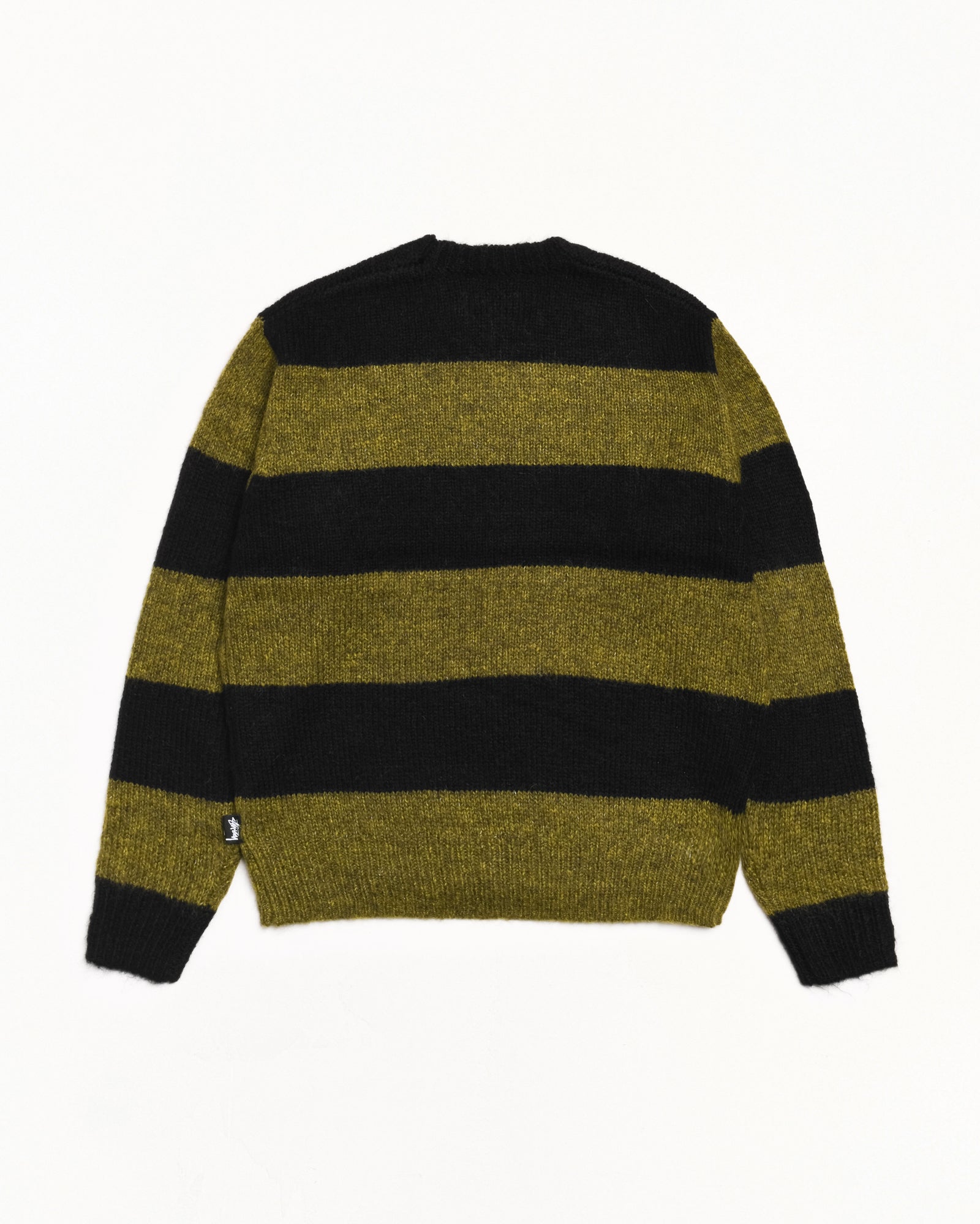 Mohair Stripe Sweater – Dark Olive | Sweaters & Knits | Stüssy