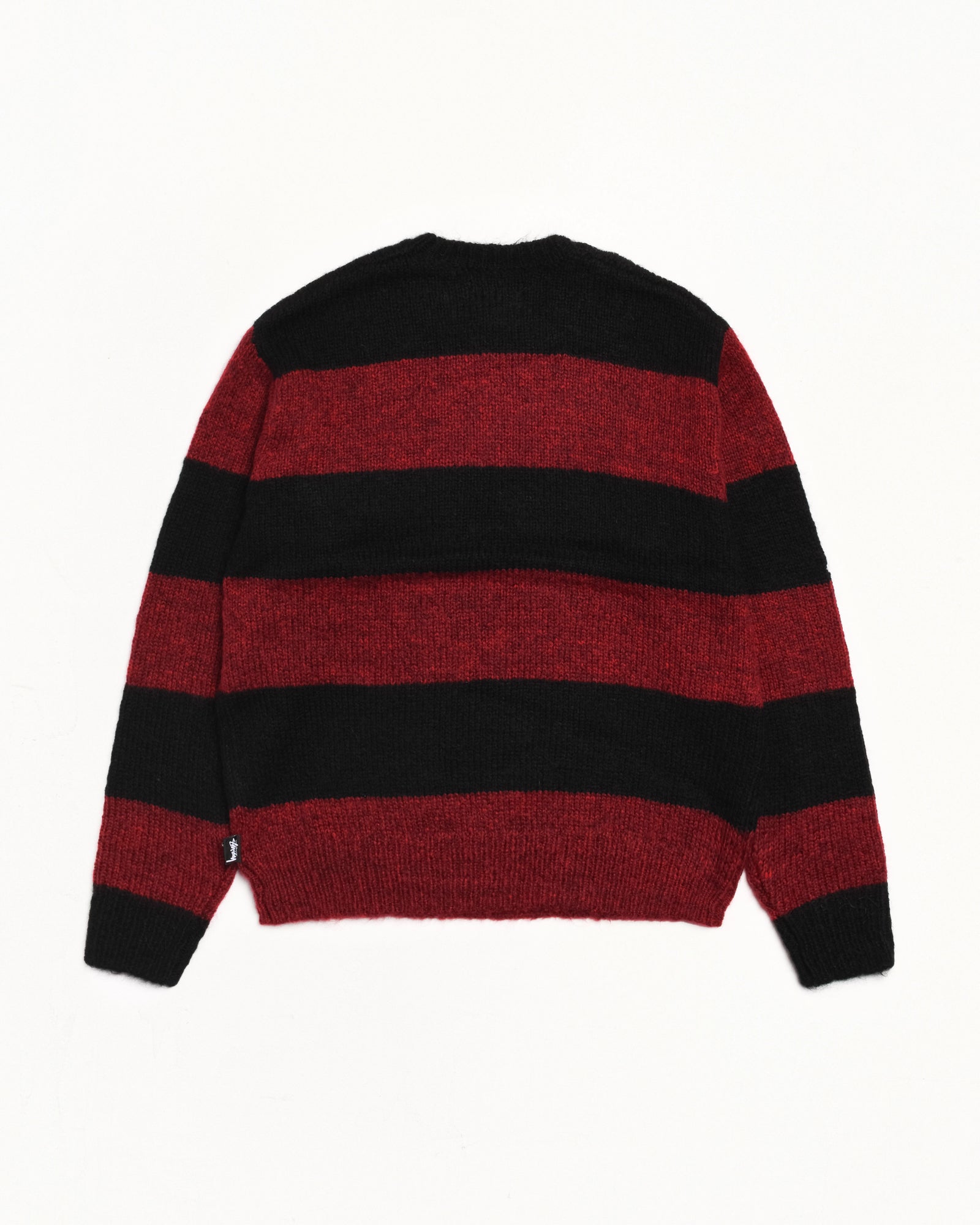 Mohair Stripe Sweater – Red | Sweaters & Knits | Stüssy