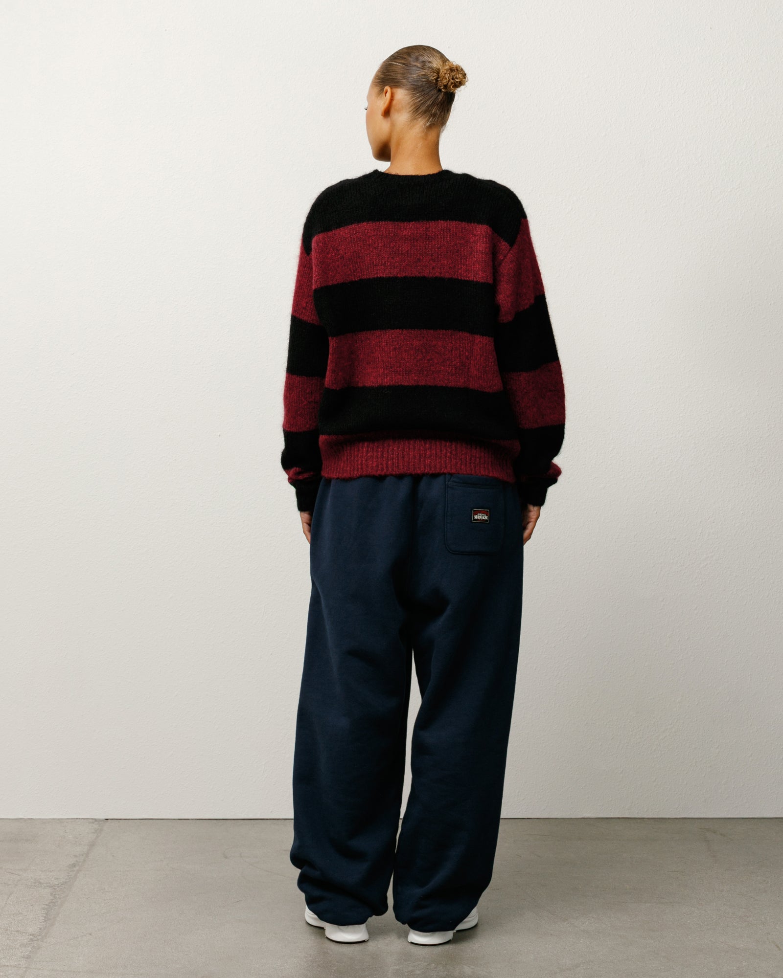 Mohair Stripe Sweater – Red | Sweaters & Knits | Stüssy