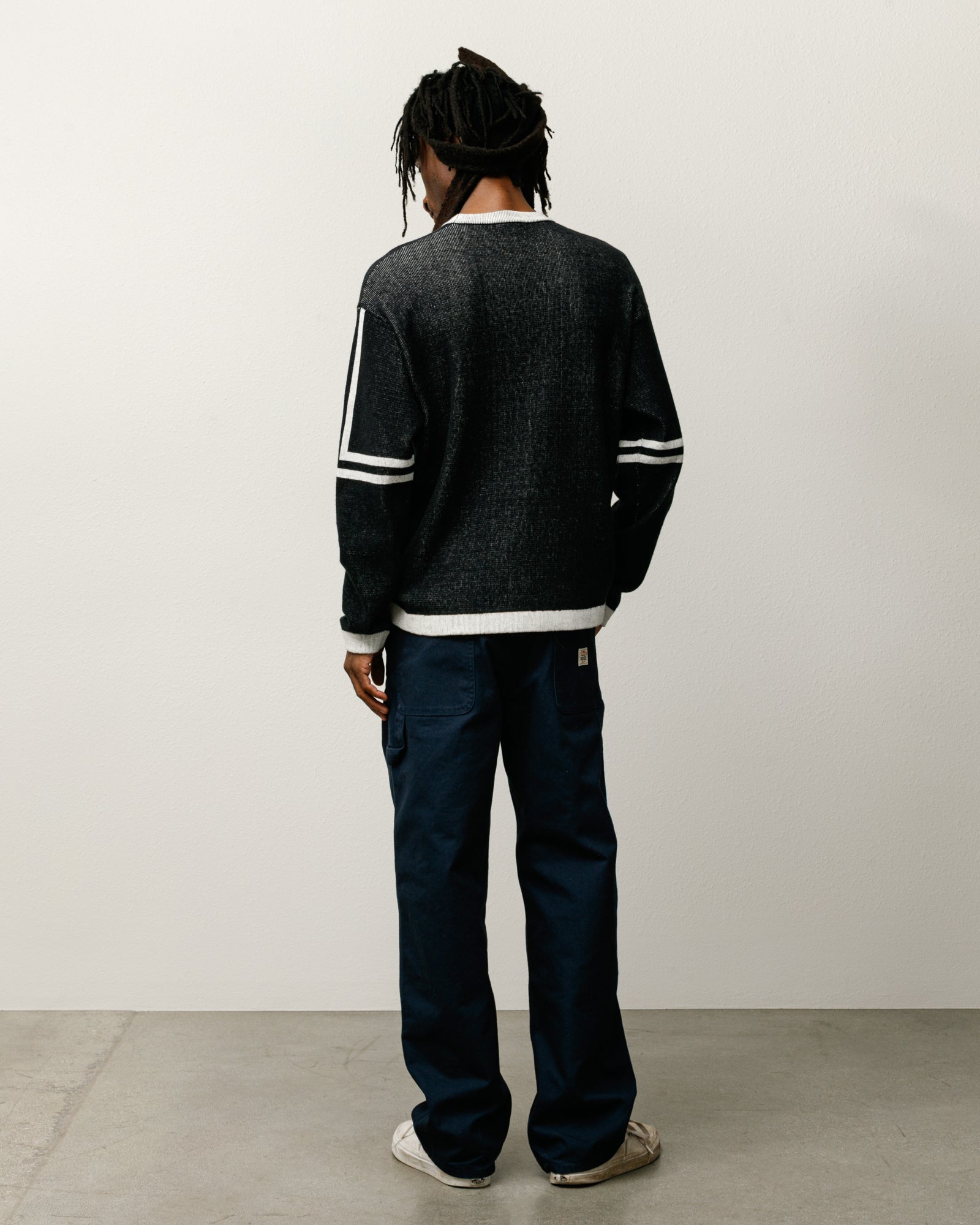 Alpine Sweater – Black | Tops & Knits | Stüssy