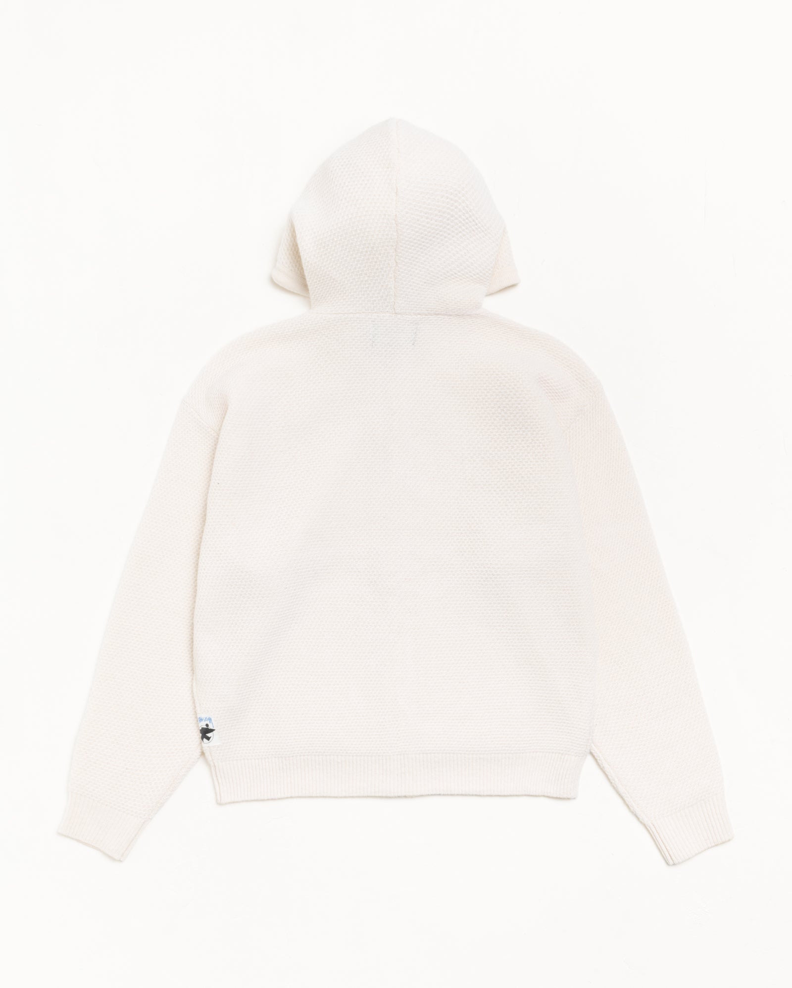 Textured Zip Hooded Sweater – Bone | Tops & Knits | Stüssy