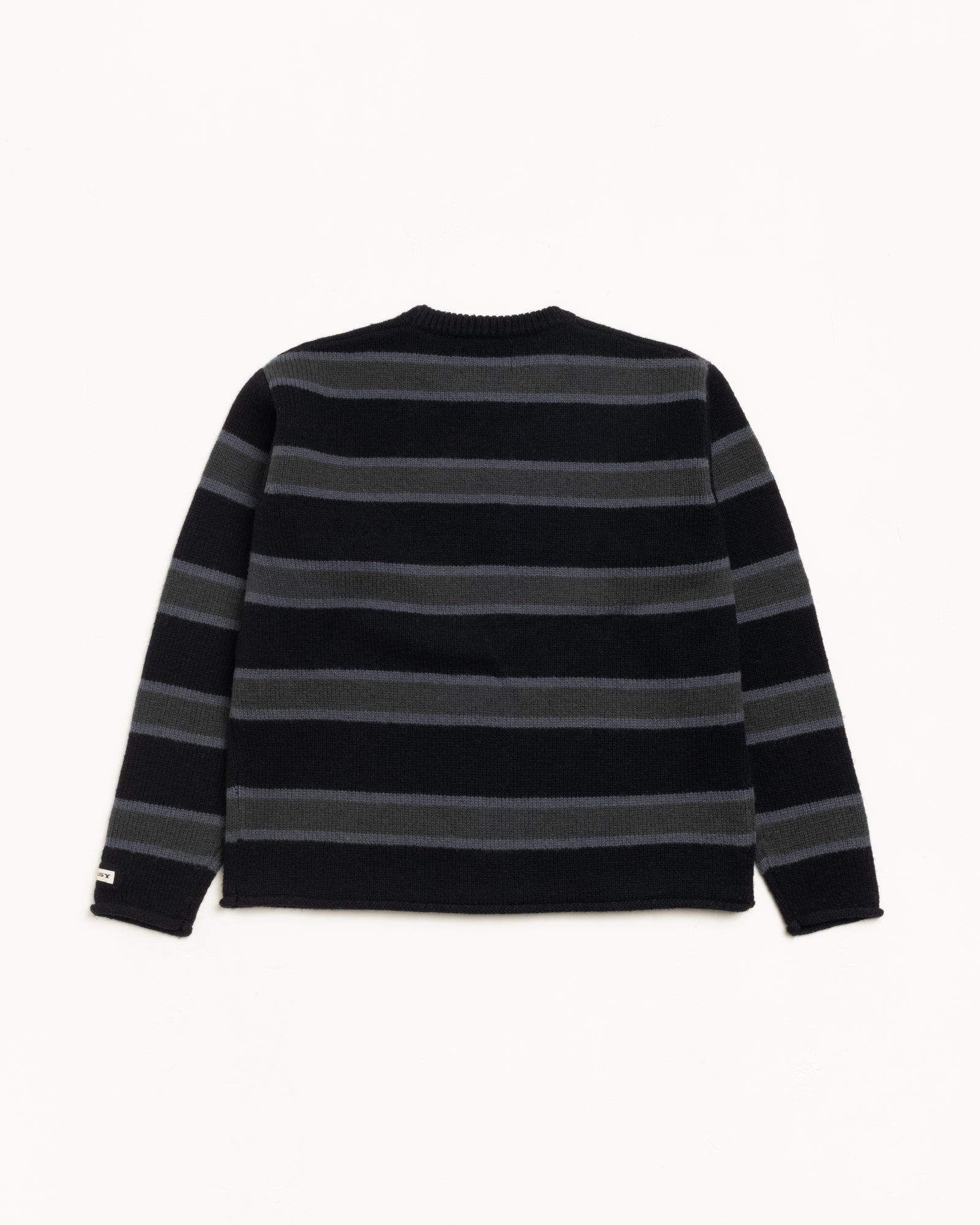 Striped Wool Sweater – Black | Tops & Knits | Stüssy