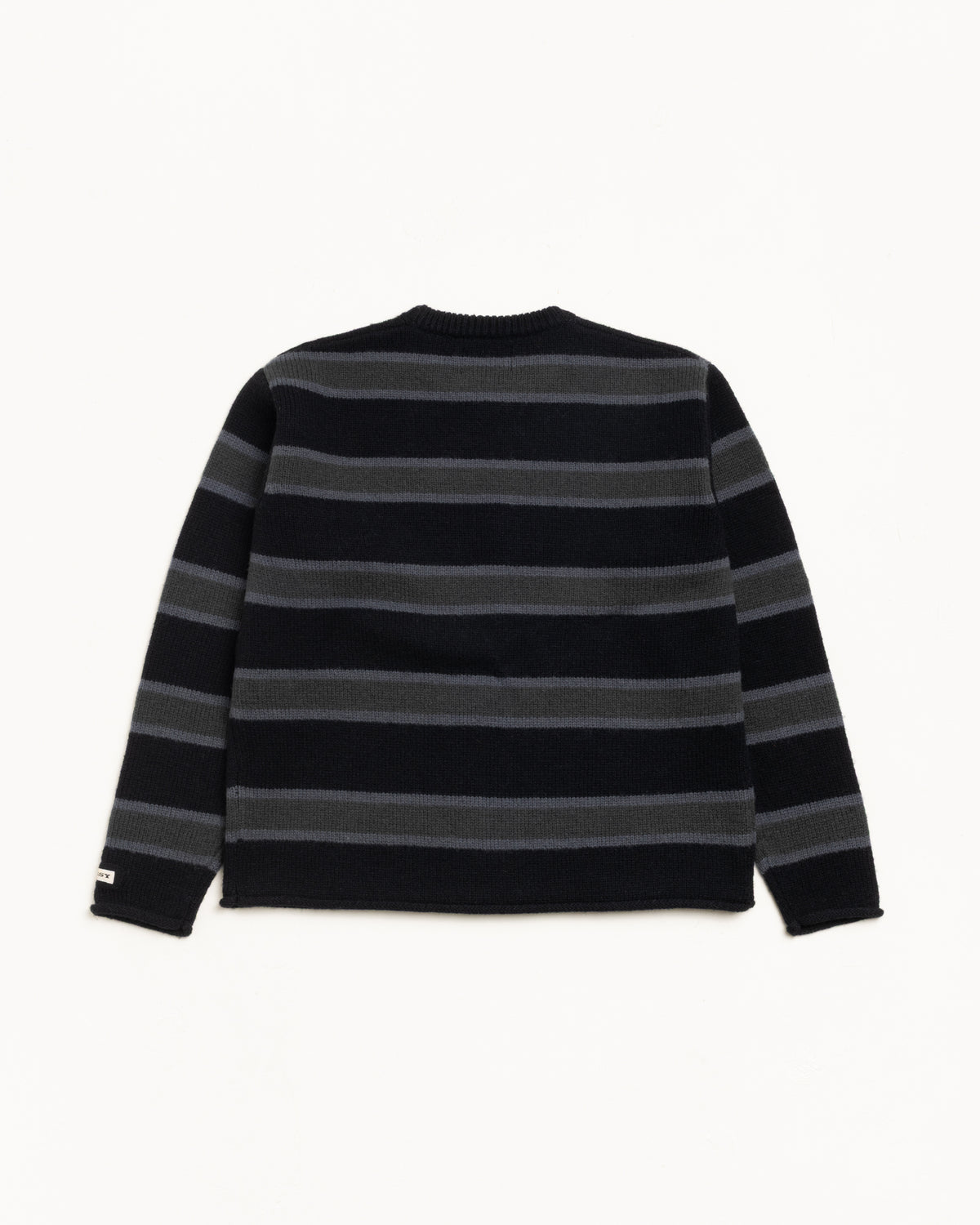 Striped Wool Sweater – Black | Tops & Knits | Stüssy