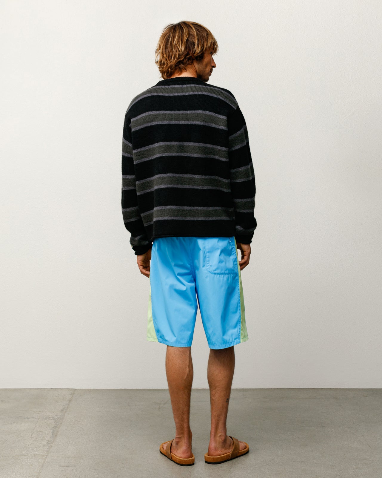 Striped Wool Sweater – Black | Tops & Knits | Stüssy