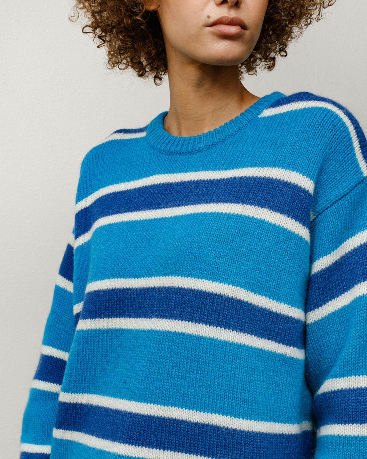 Striped Wool Sweater – Blue | Tops & Knits | Stüssy