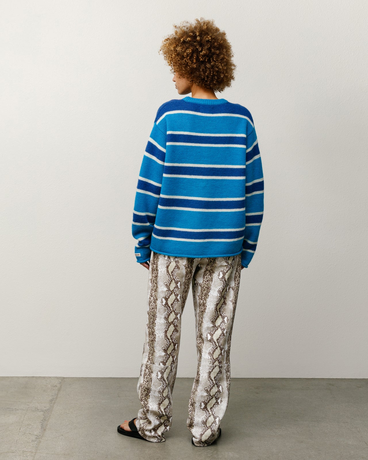 Striped Wool Sweater – Blue | Tops & Knits | Stüssy