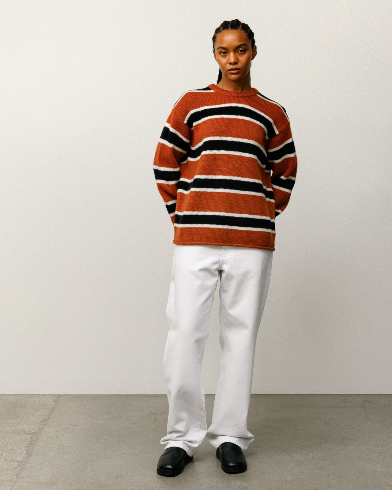 Striped Wool Sweater – Umber | Tops & Knits | Stüssy