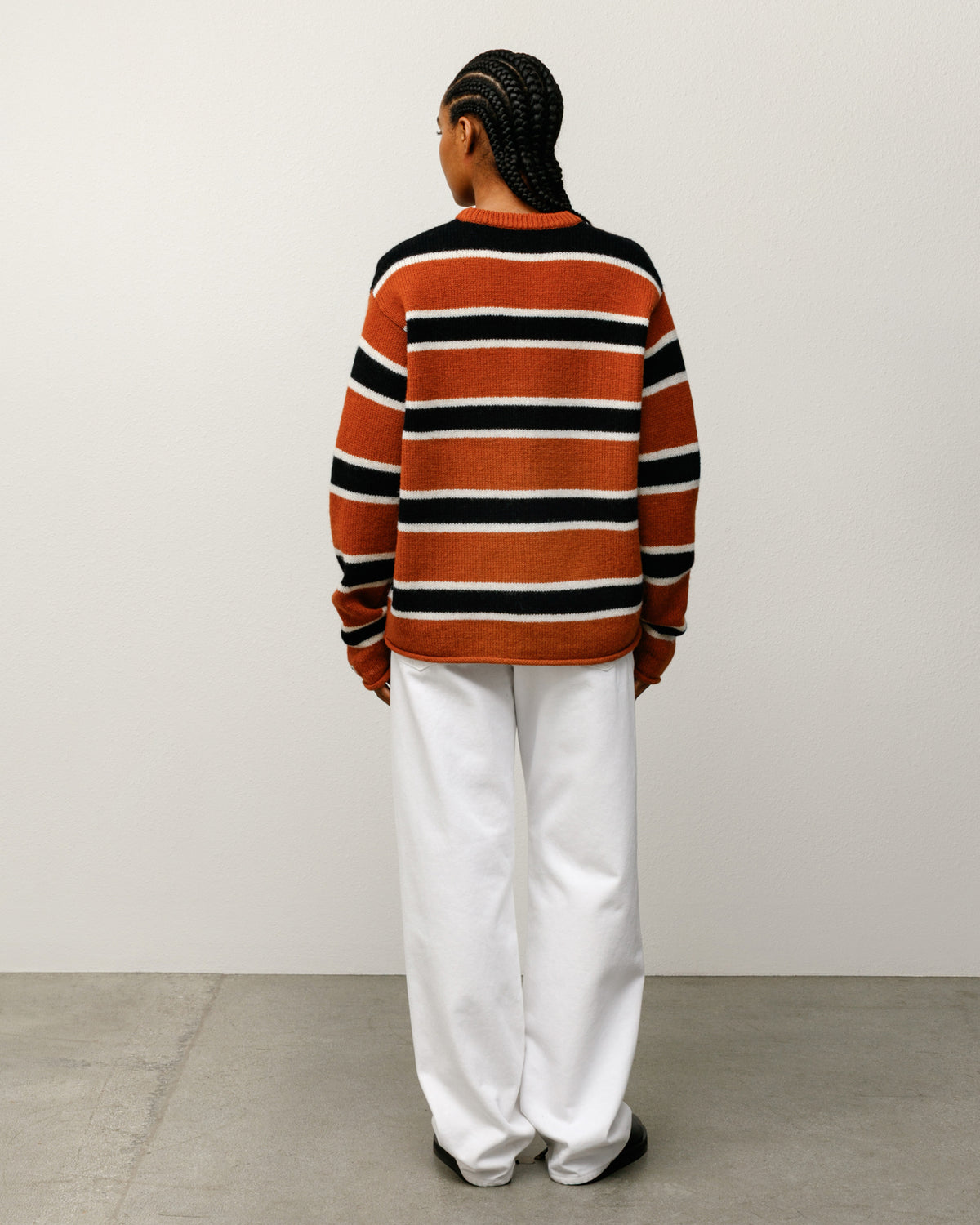 Striped Wool Sweater – Umber | Tops & Knits | Stüssy