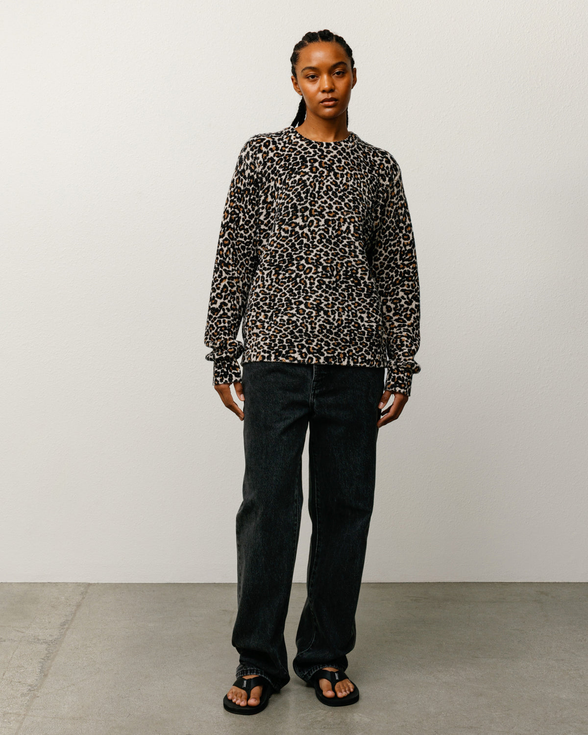 Leopard Sweater – Leopard | Tops & Knits | Stüssy