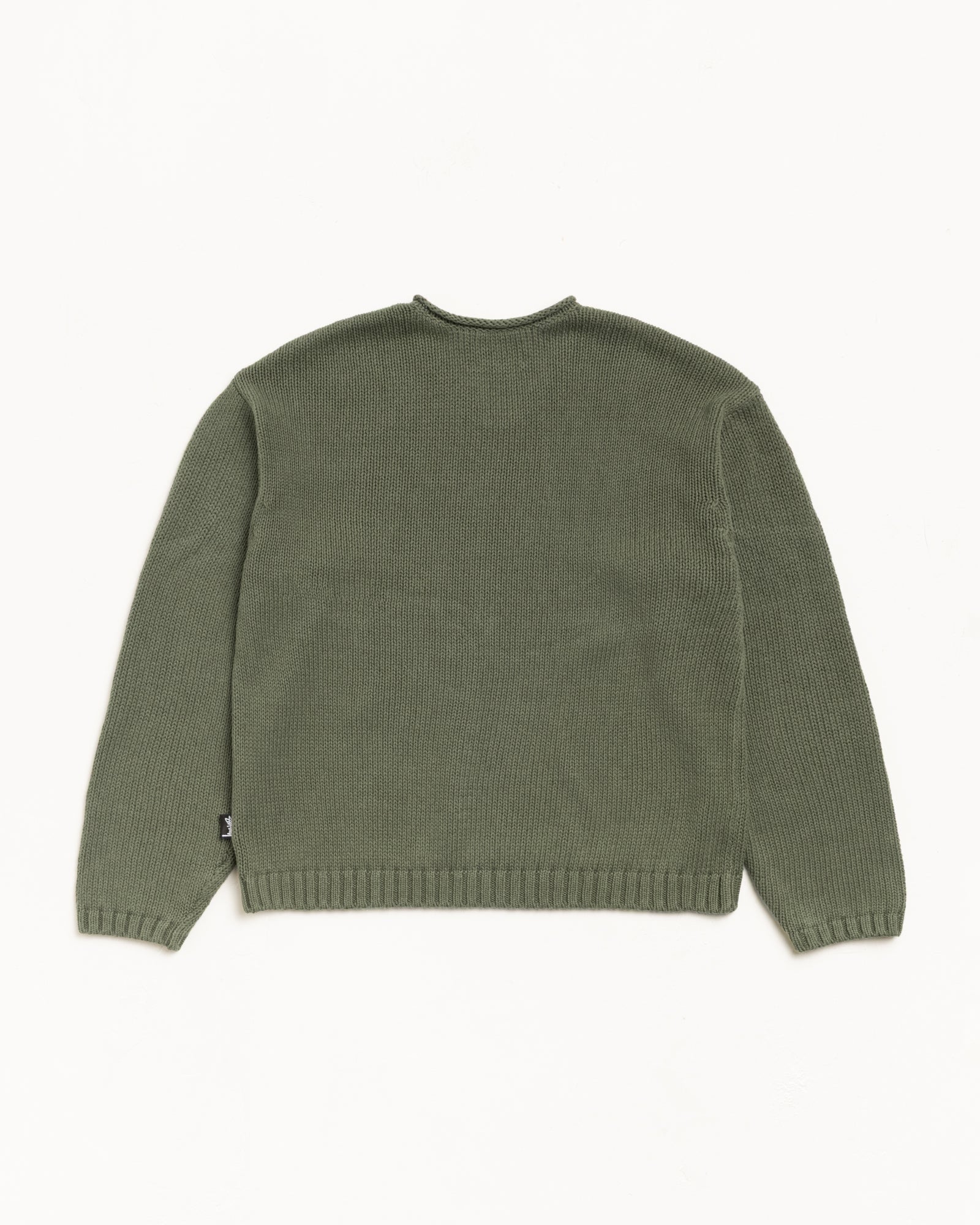 Roll V Neck Sweater – Olive | Tops & Knits | Stüssy