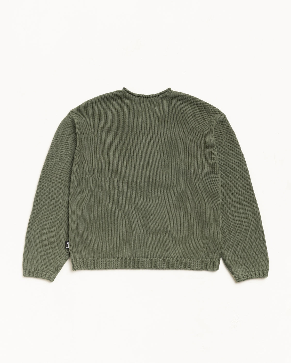 Roll V Neck Sweater – Olive | Tops & Knits | Stüssy