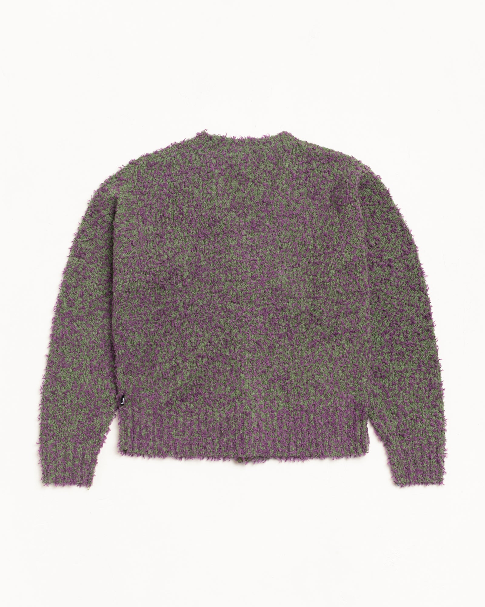 Textured Cardigan – Purple/Green | Knits | Stüssy