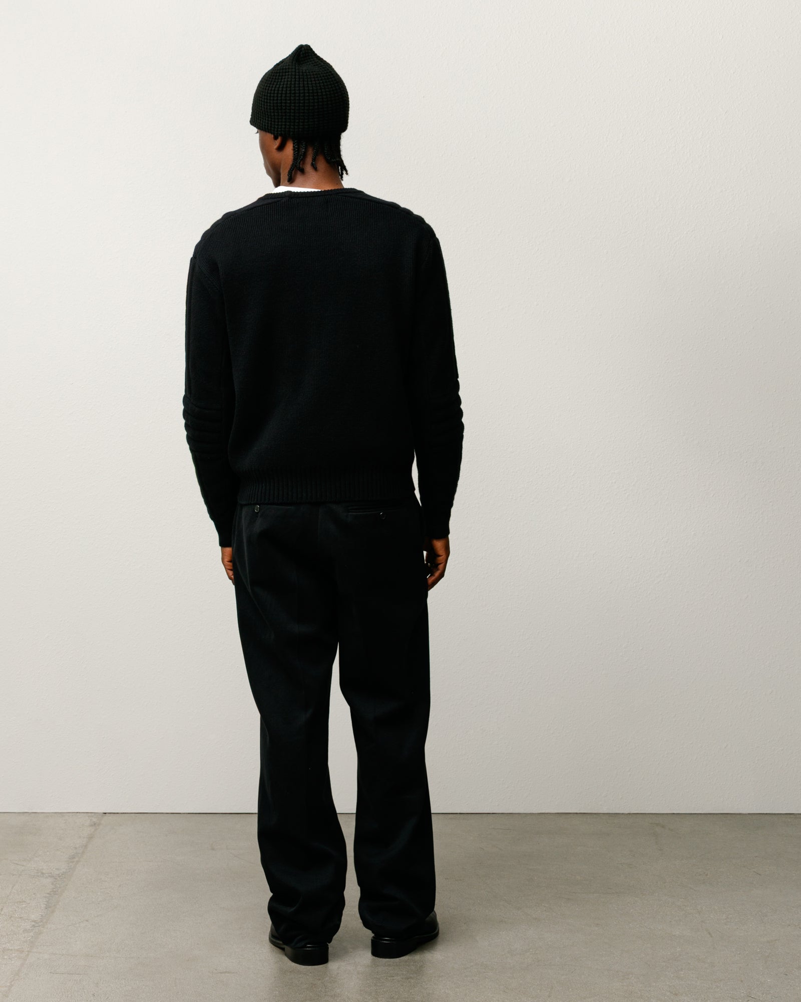 Moto Sweater – Black | Tops & Knits | Stüssy