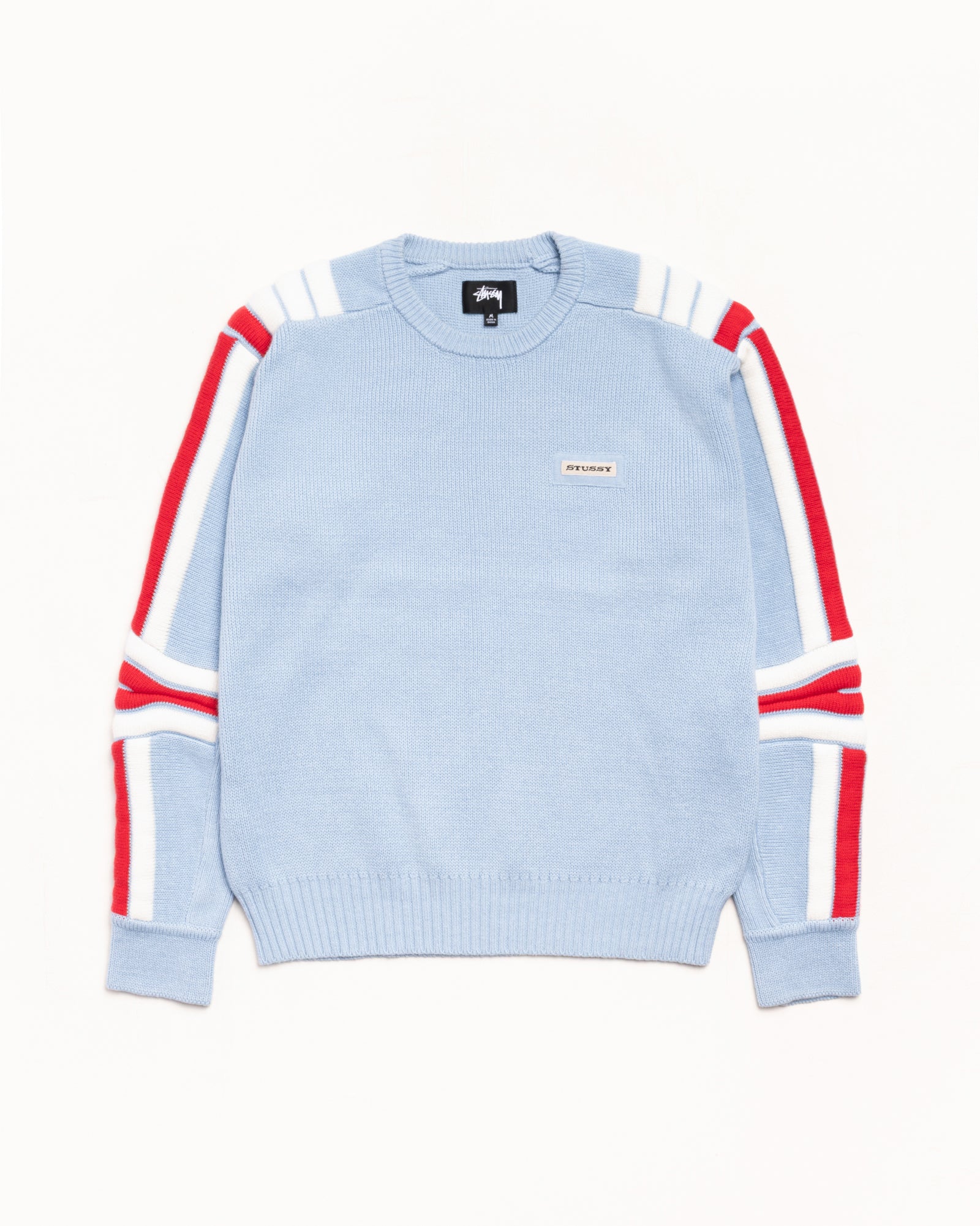Moto Sweater – Blue | Tops & Knits | Stüssy